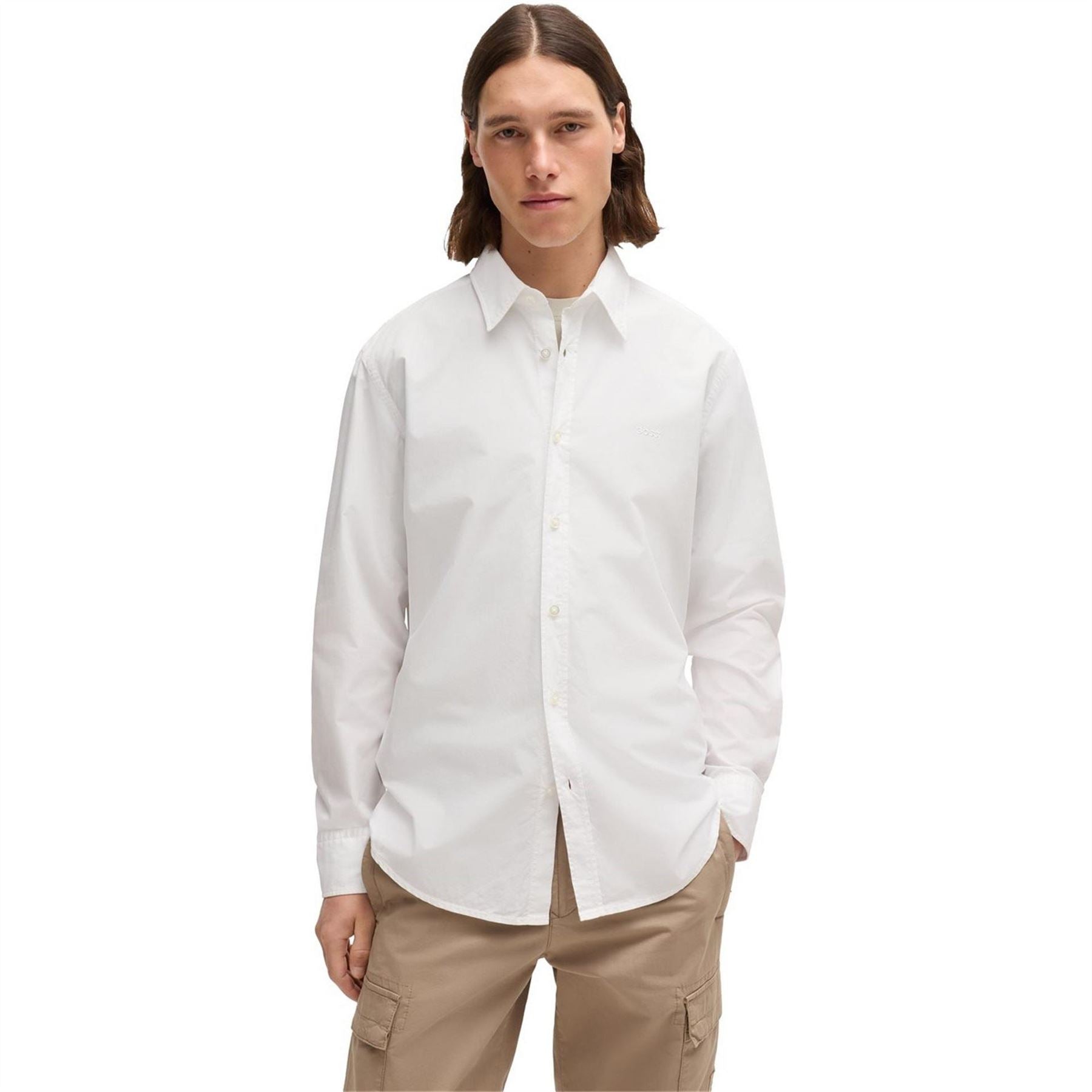 Boss Relegant 6 M Plain Long Sleeve Shirt