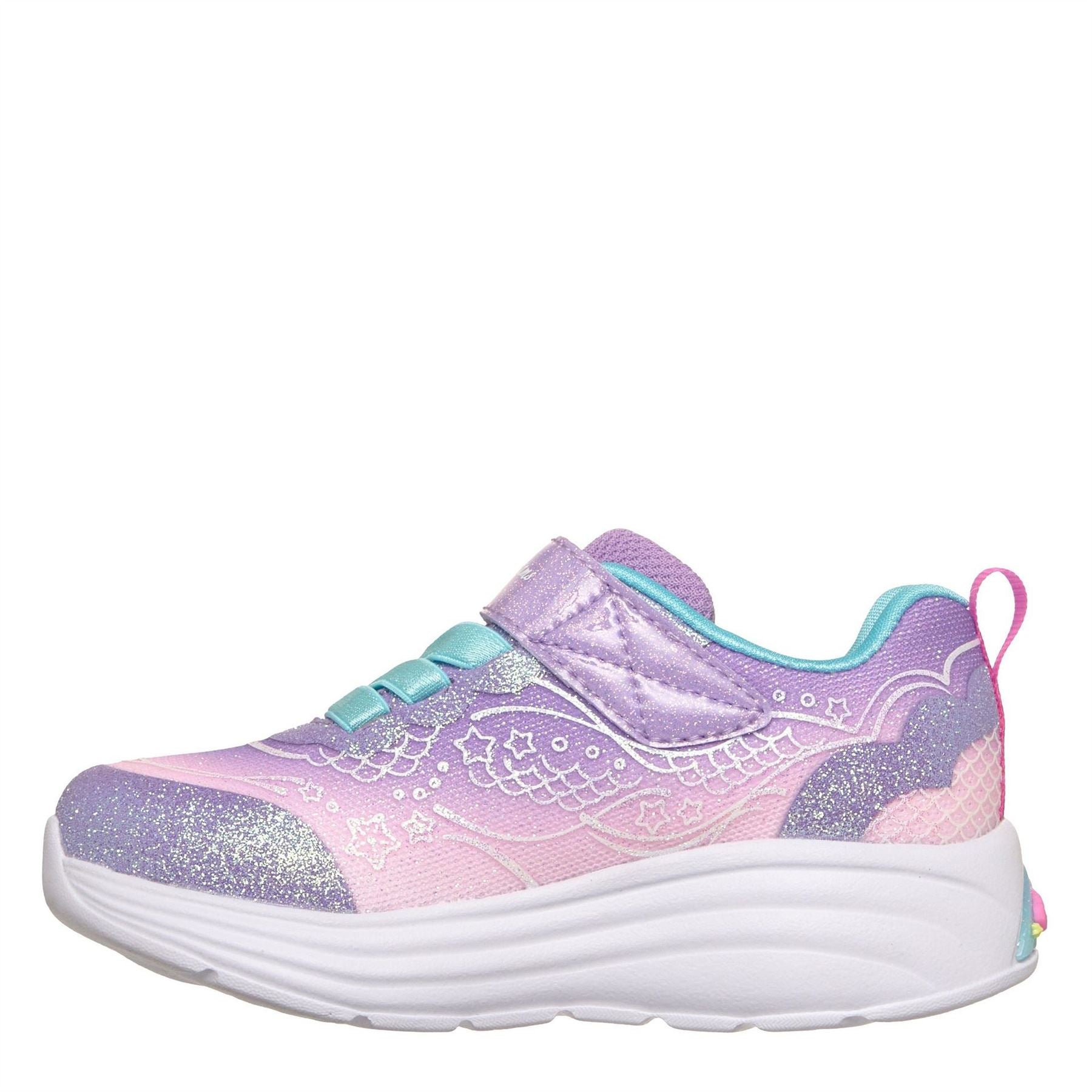 Skechers Leather Light Up Trainers