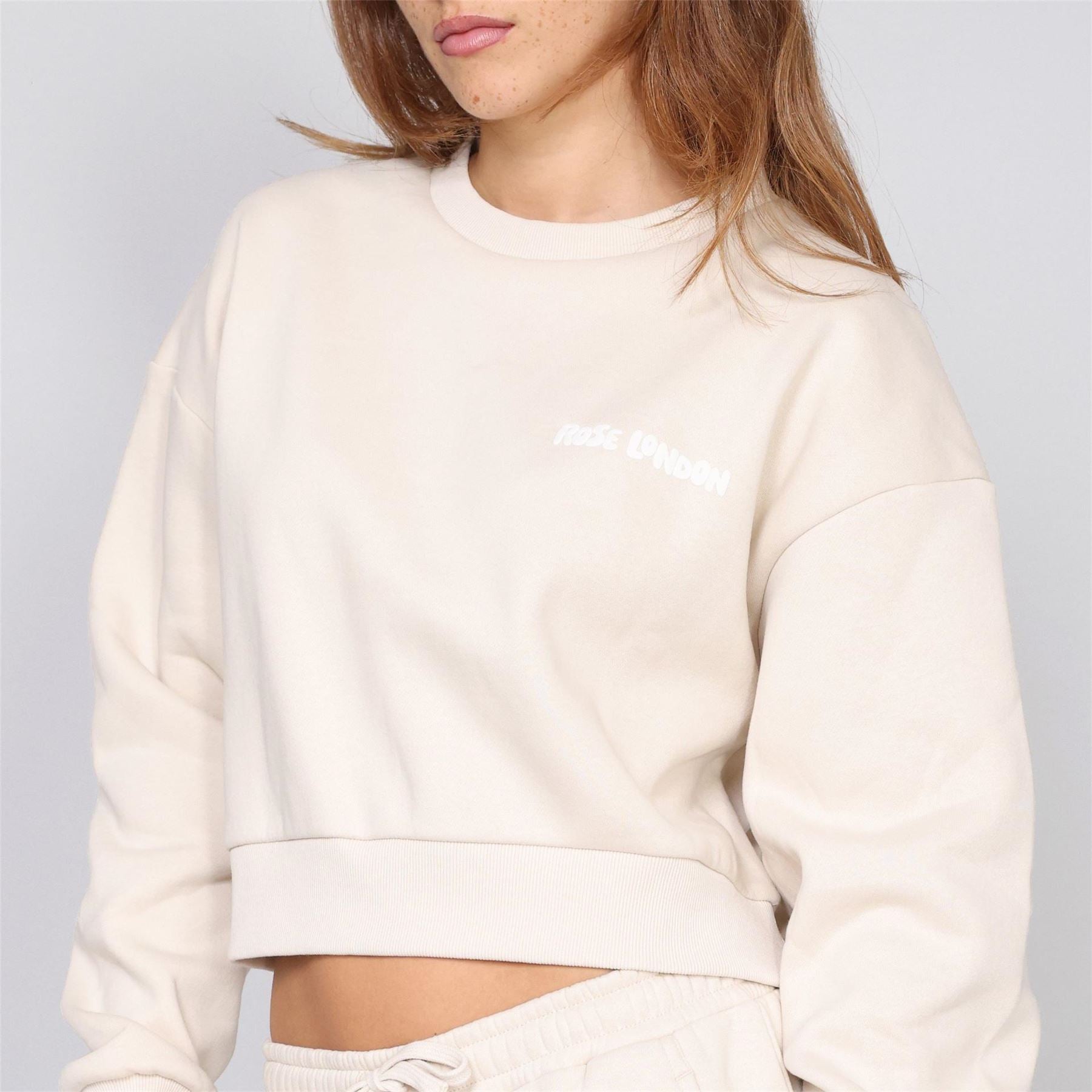 Rose London London Authentic Crop Sweatshirt