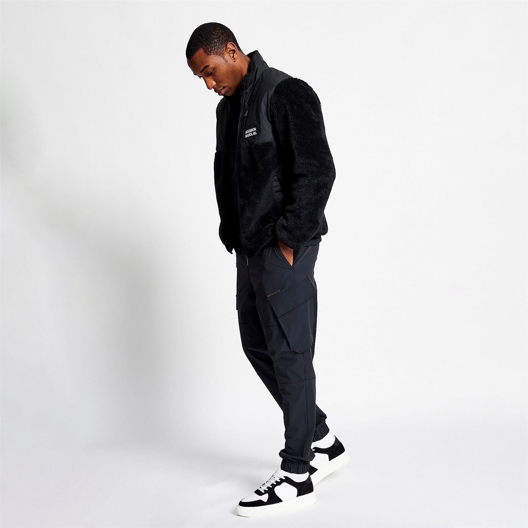 Madison Barclay Wrap Over Shawl Collar Coat