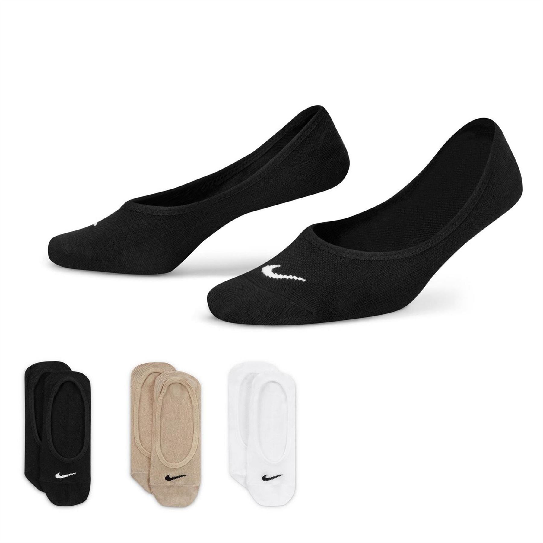 Nike 3 Pack Invisible Socks Ladies