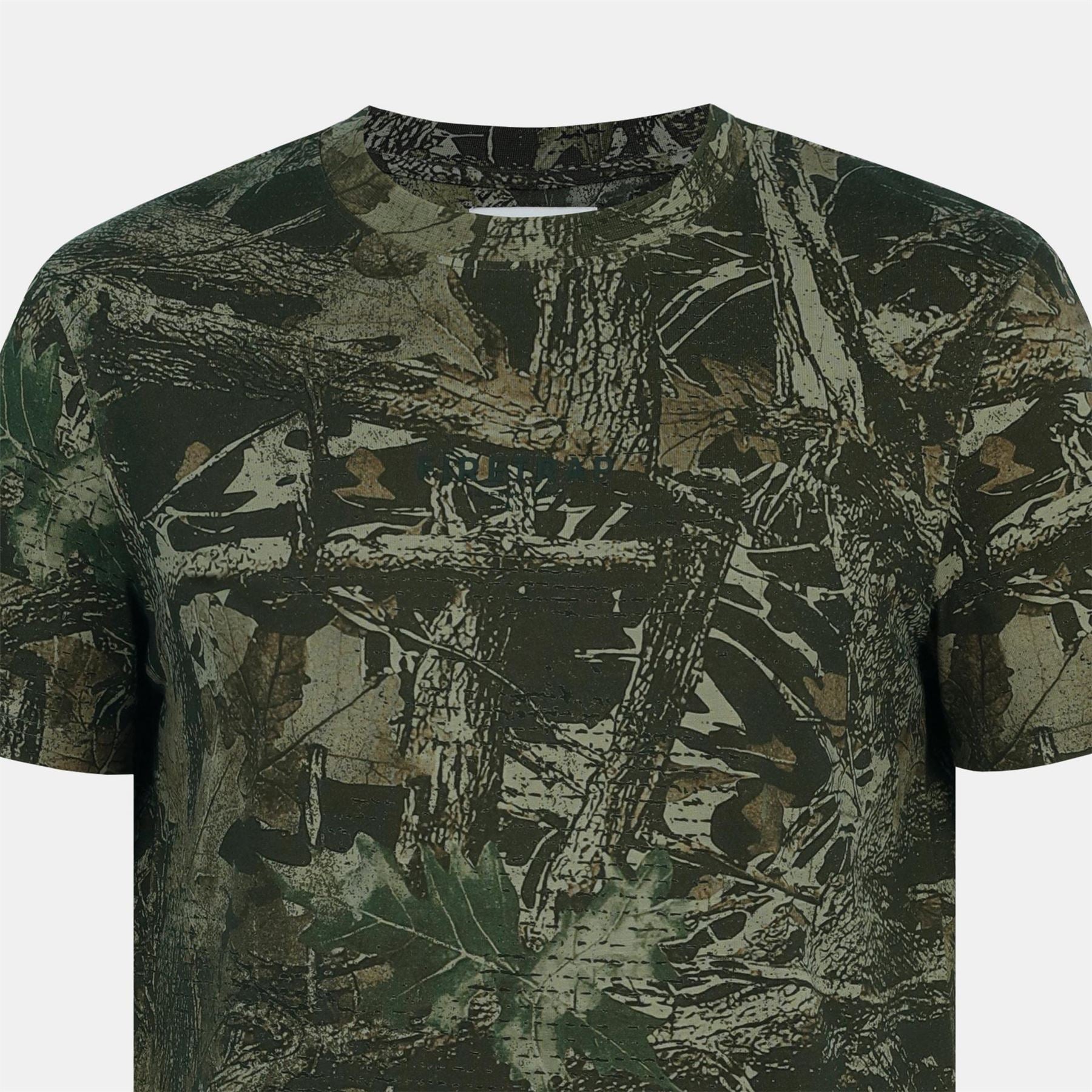 Firetrap Cotton Short Sleeve Crew Neck T-Shirt