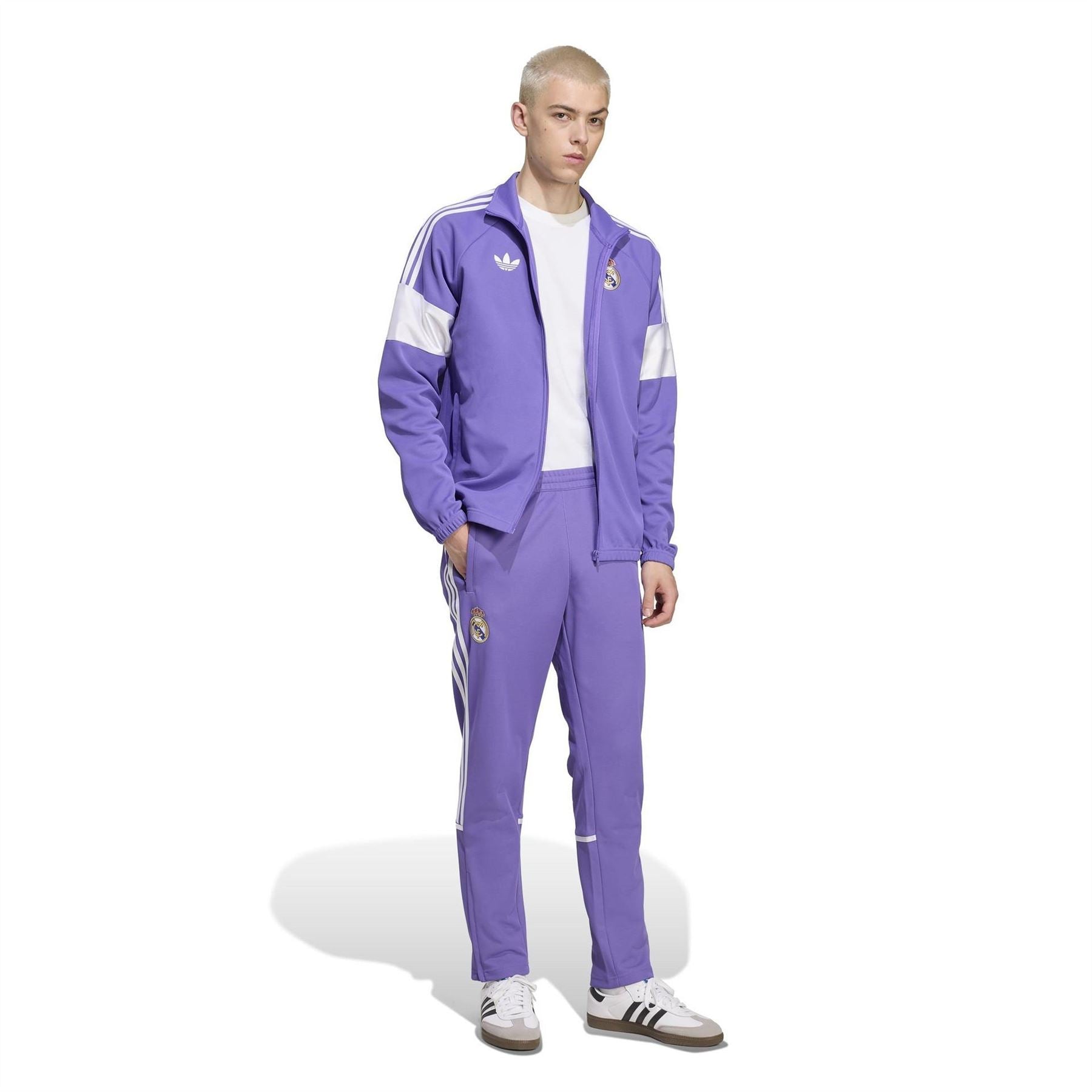 adidas Mens Real Madrid Originals Tracksuit Top 25 26