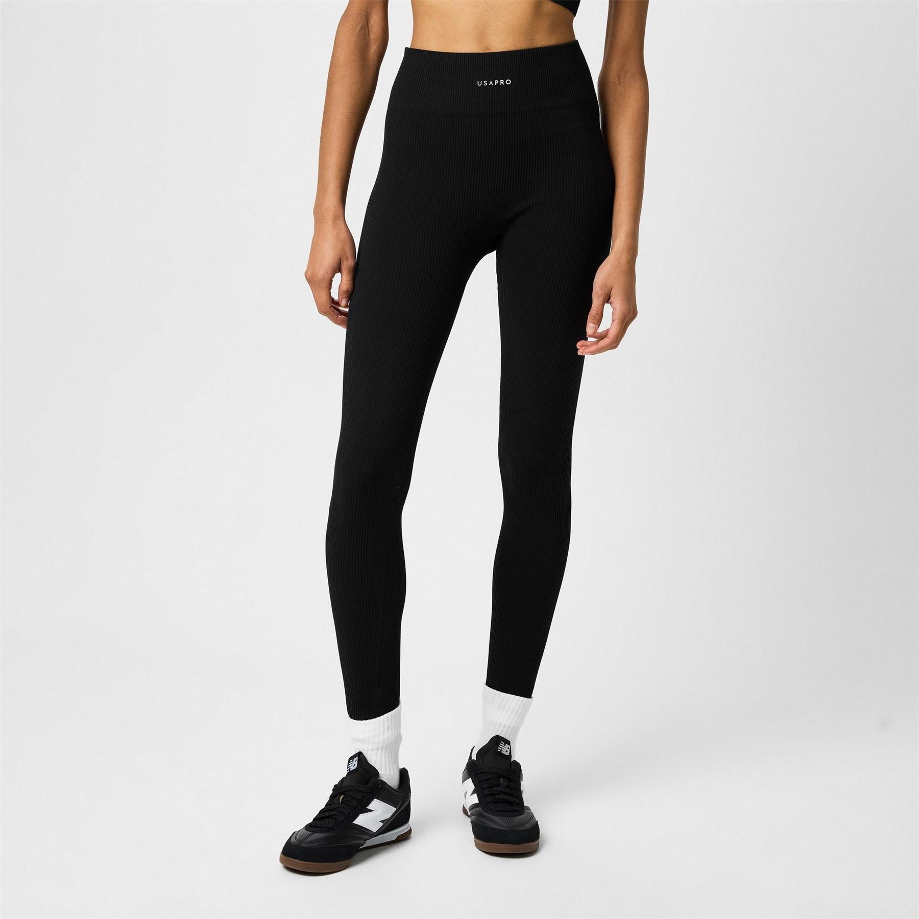USA Pro Womens Ribbed Leggings