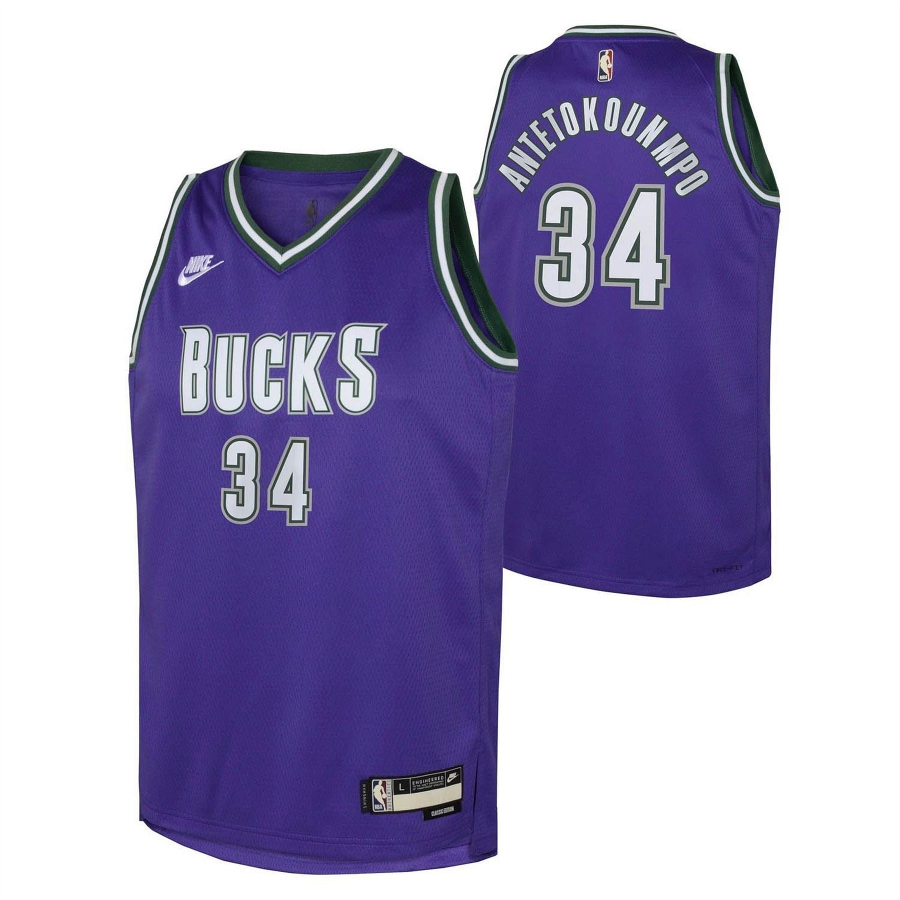 Nike Bucks Antetokounmpo #34 Jersey