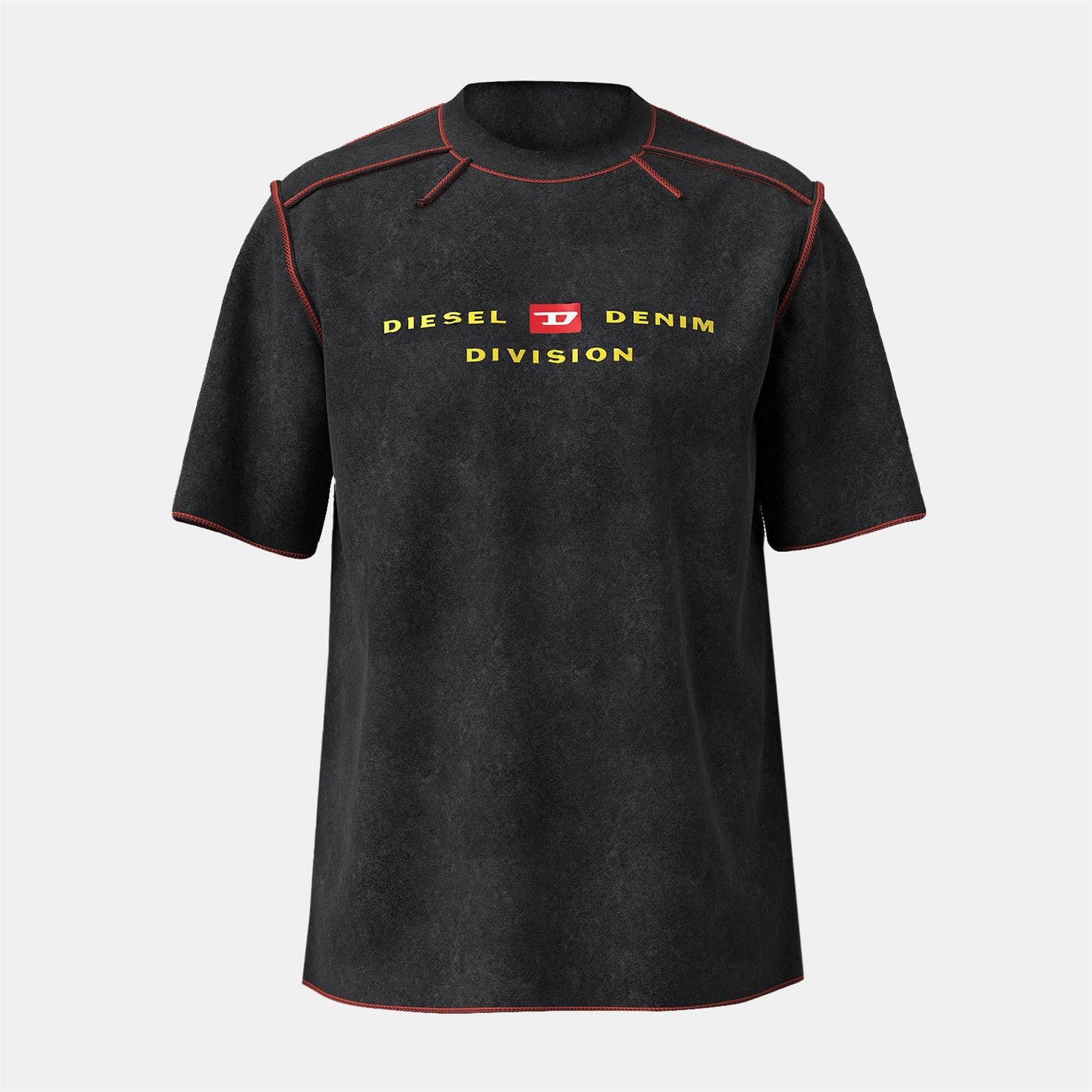 Diesel Erie Crew Neck Raglan Short Sleeve Jersey T-Shirt