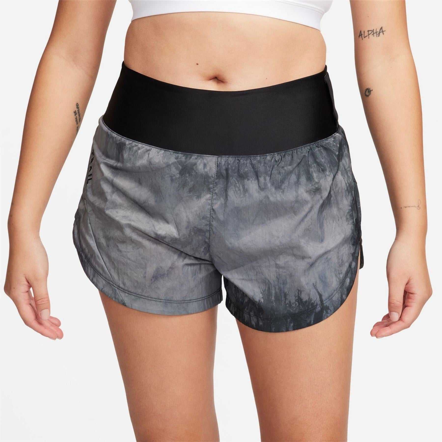 Nike Womens Trail Repel Mid Rise 3 Running Shorts