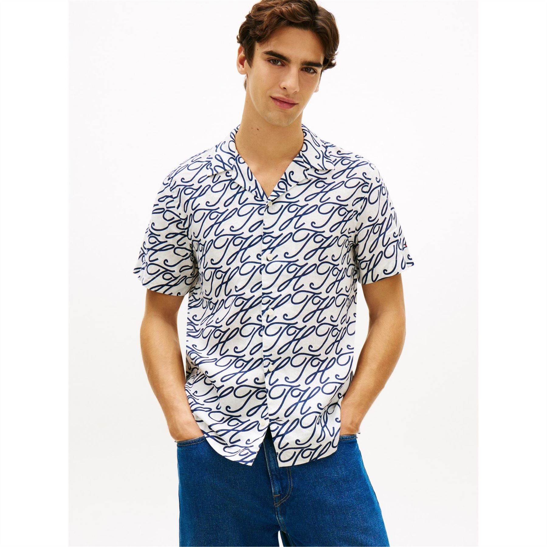 Tommy Hilfiger Patterned Short Sleeve Shirt