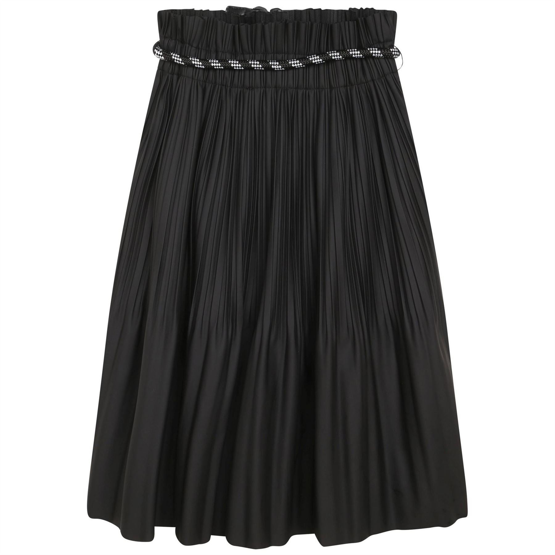 DKNY Belted A Line Skirt