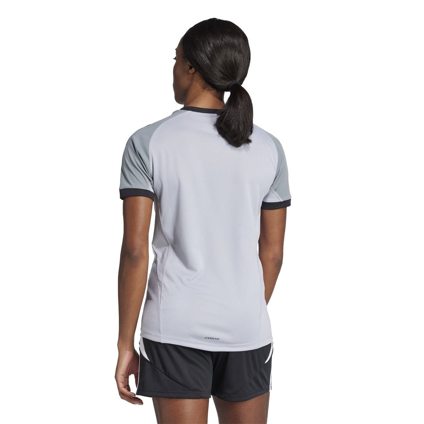 adidas Regular Fit Raglan Sleeve V-Neck T-Shirt
