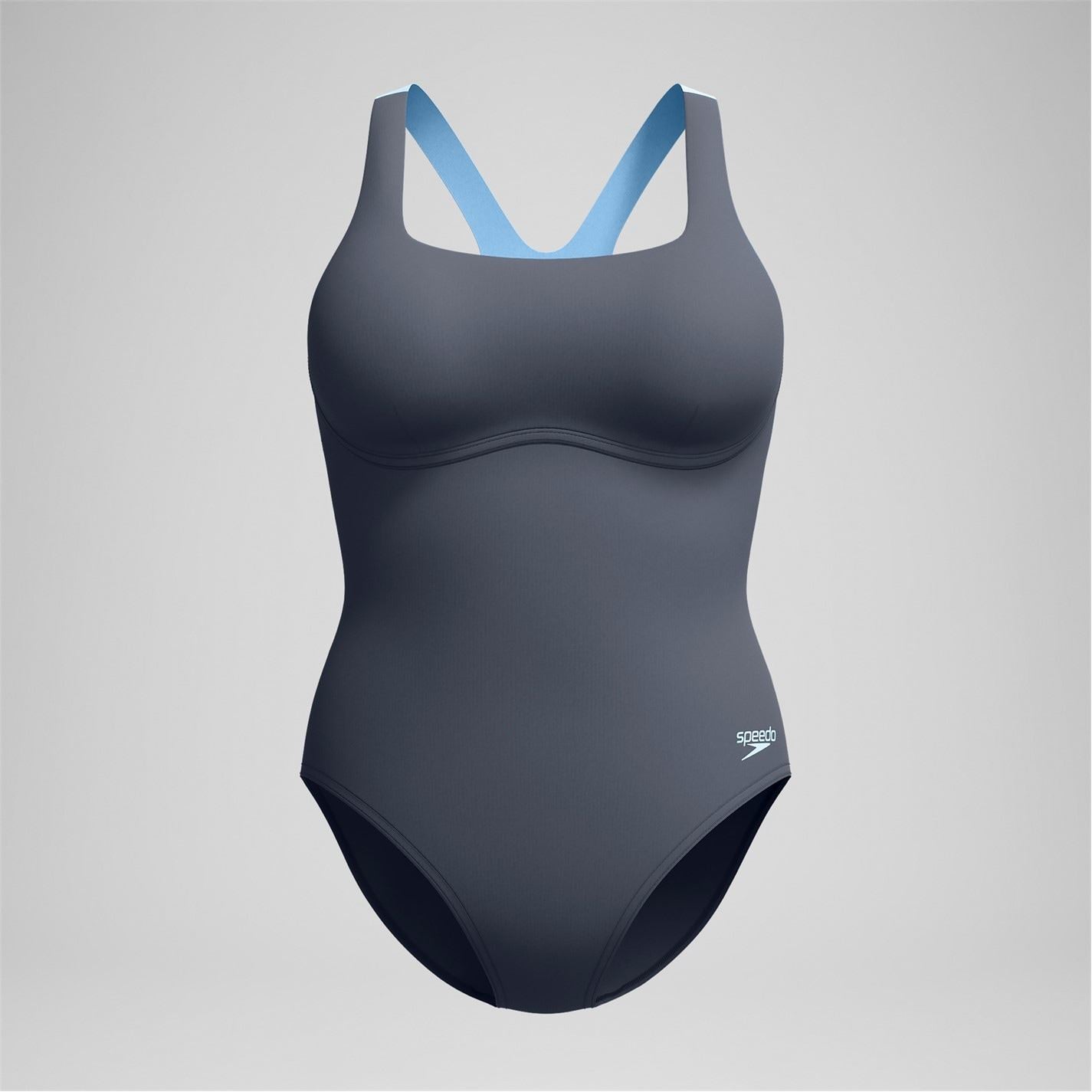 Speedo Square Neck Regular Fit Swimsuit