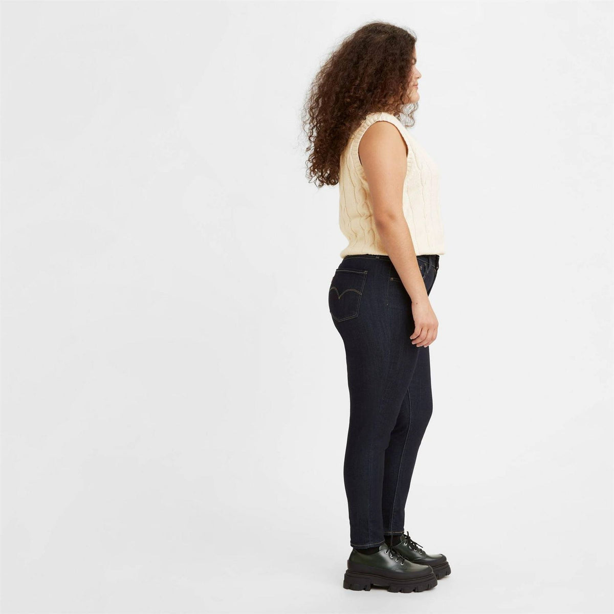Levis 721 High Rise Cotton Stretch Skinny Jeans