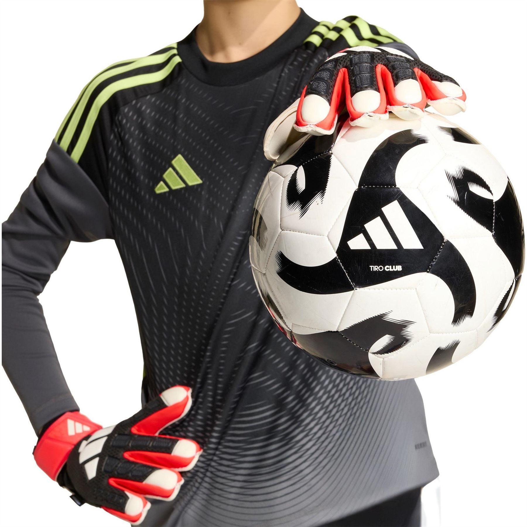 adidas Predator Match Fingersave Goalkeeper Gloves Juniors