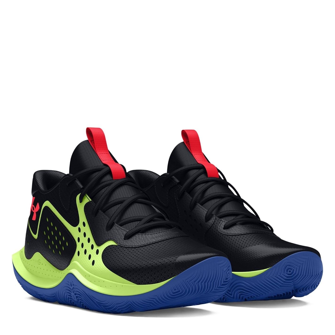 Under Armour Kids Jet 23 Graphic Print Basketball Canvas Low Top Sneakers