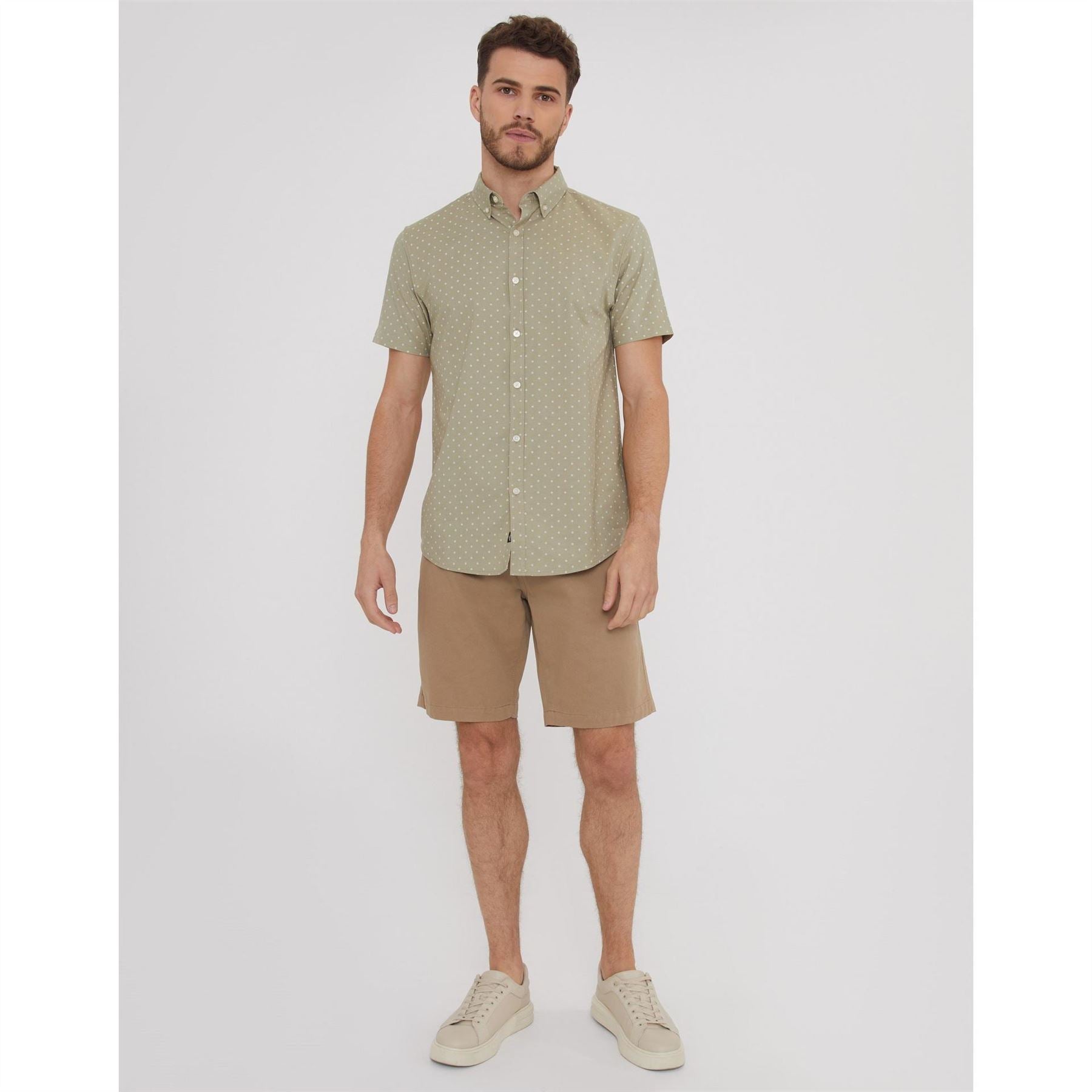 Threadbare Leo Regular Fit Short Sleeve Shirt