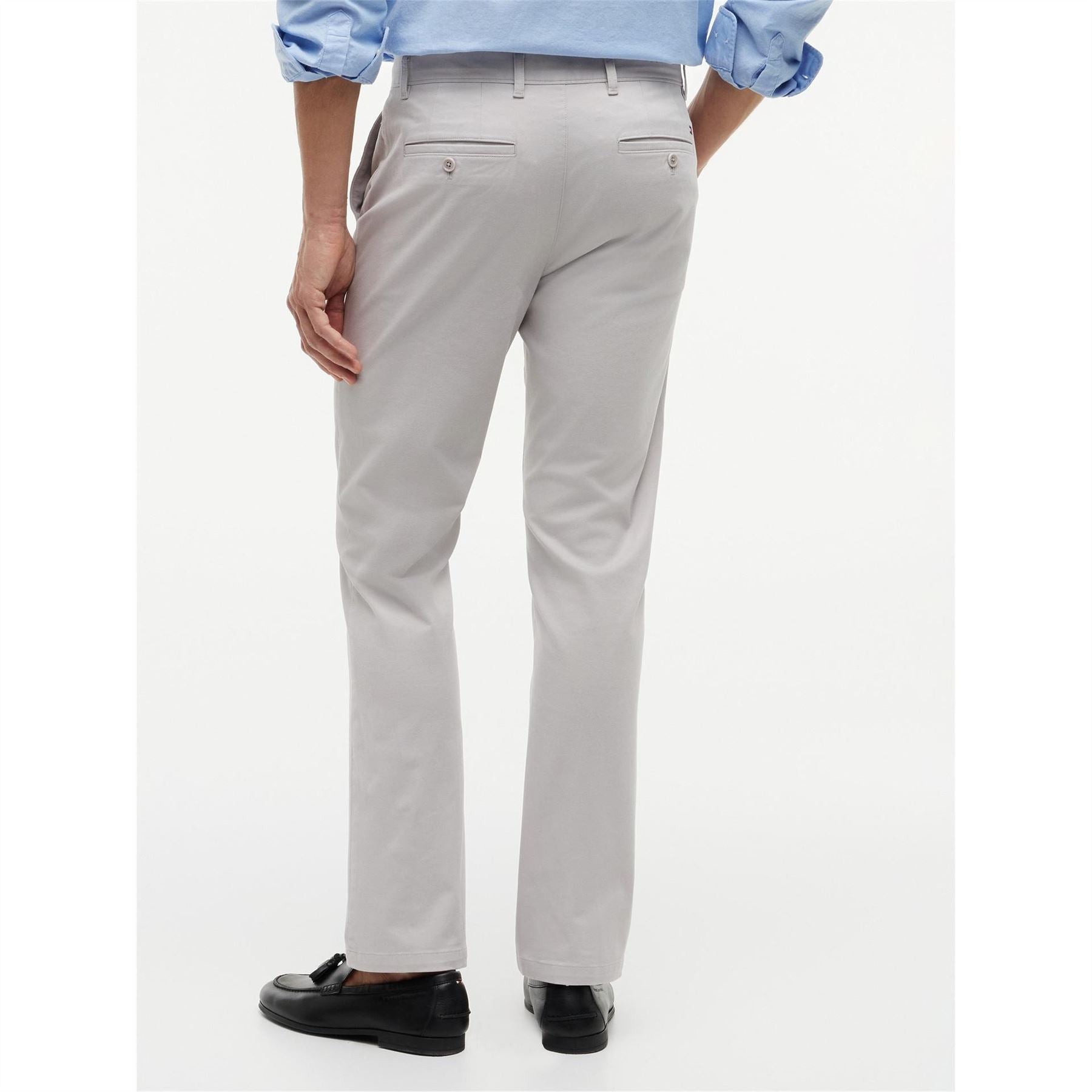 Tommy Hilfiger Denton Solid Patterned Five Pocket Chinos