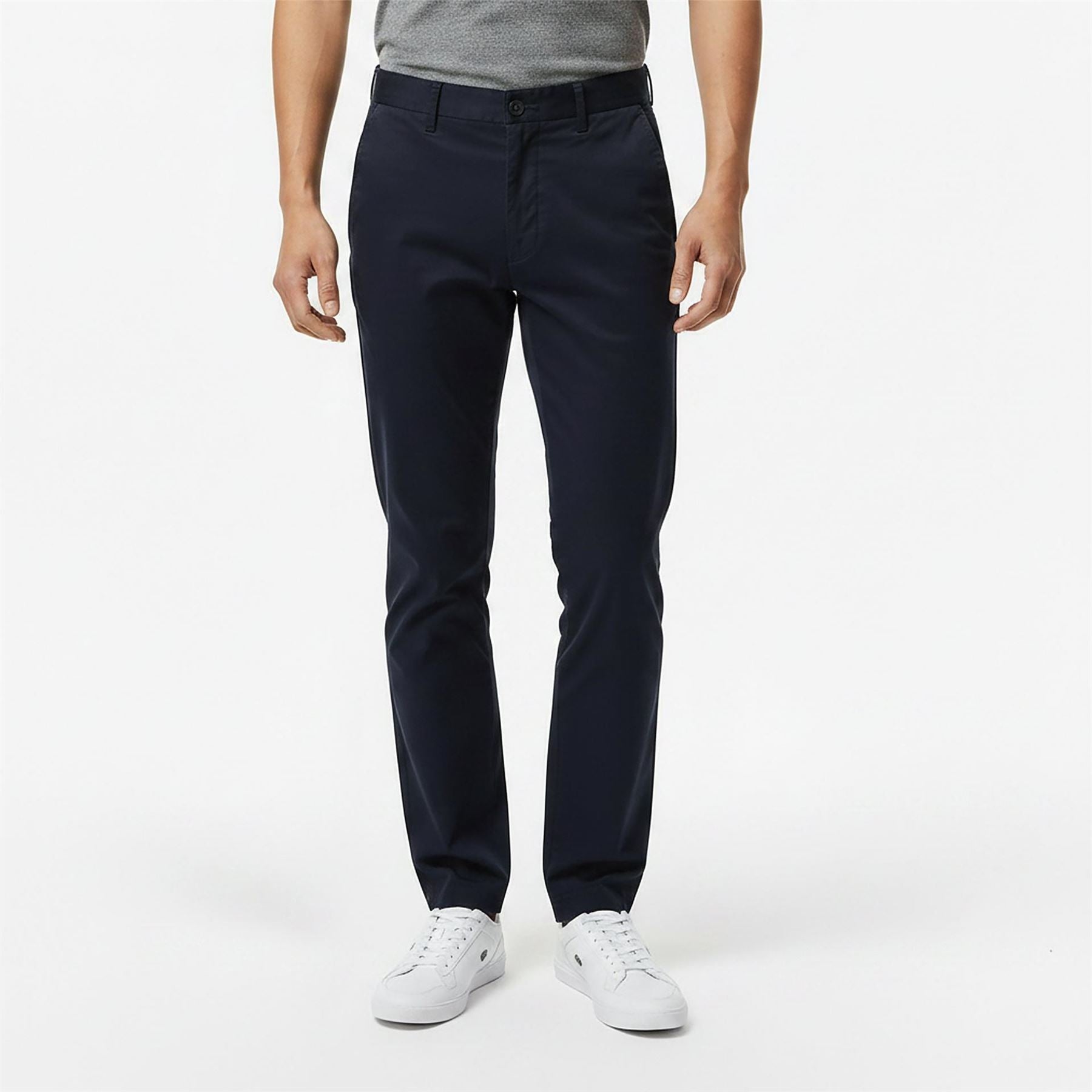Lacoste Slim Solid Patterned Chinos