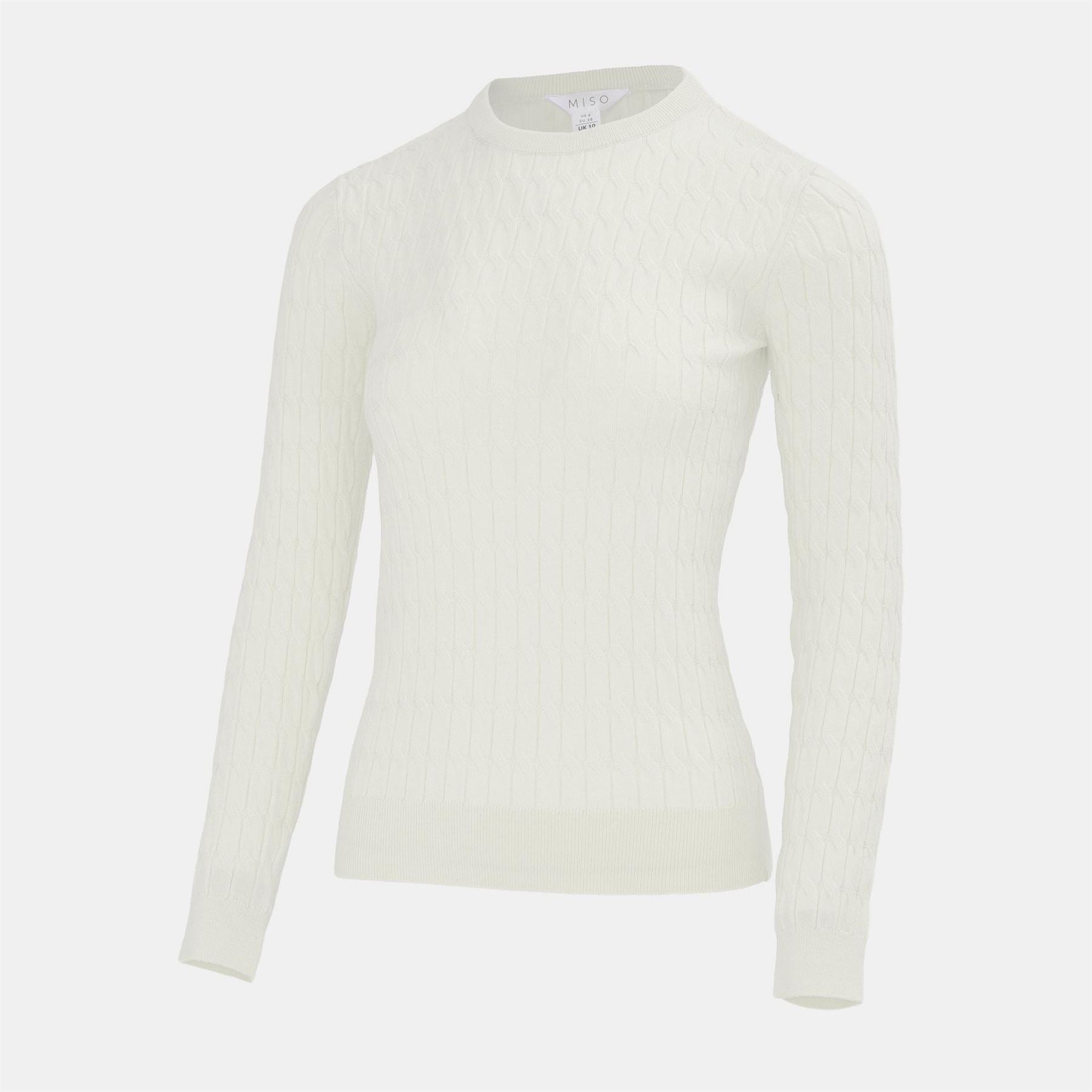 Miso Womens Baby Cable Jumper