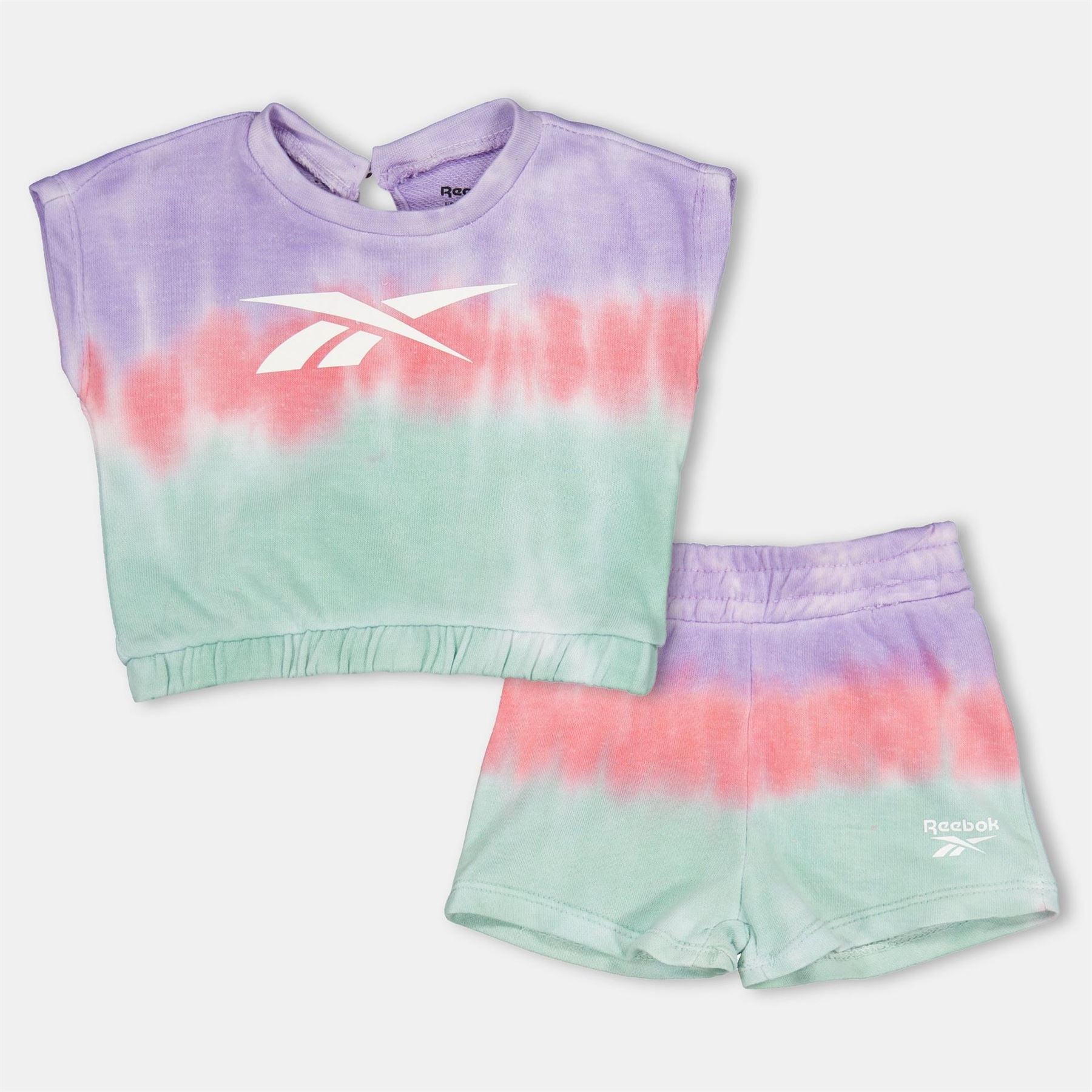 Reebok Tie Dye Crew Neck Sleeveless T-Shirt
