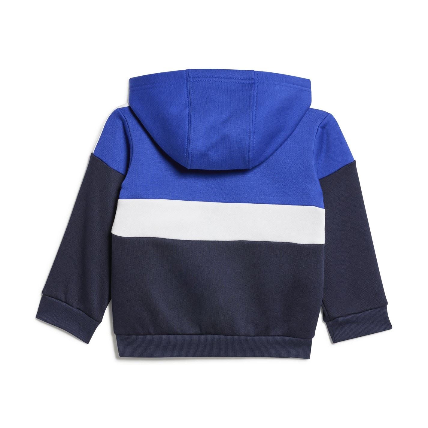 adidas Tiberio 3 Stripes Colorblock Fleece Track Suit Infants