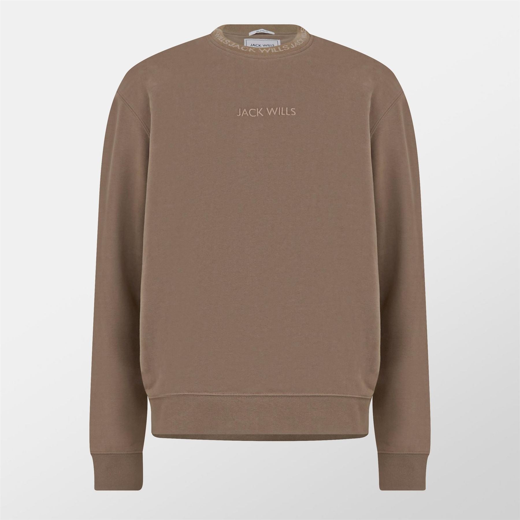 Jack Wills Mens Jacquard Crew Sweatshirt