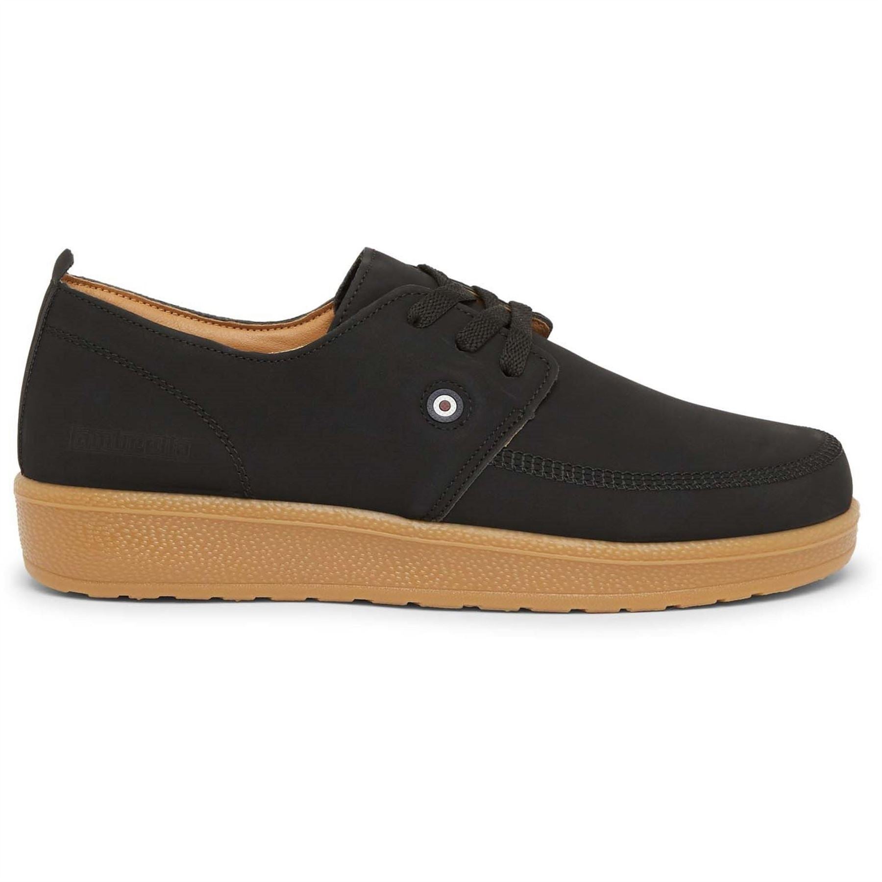 Lambretta Perez Lace Up Sneakers with Built-In Heel