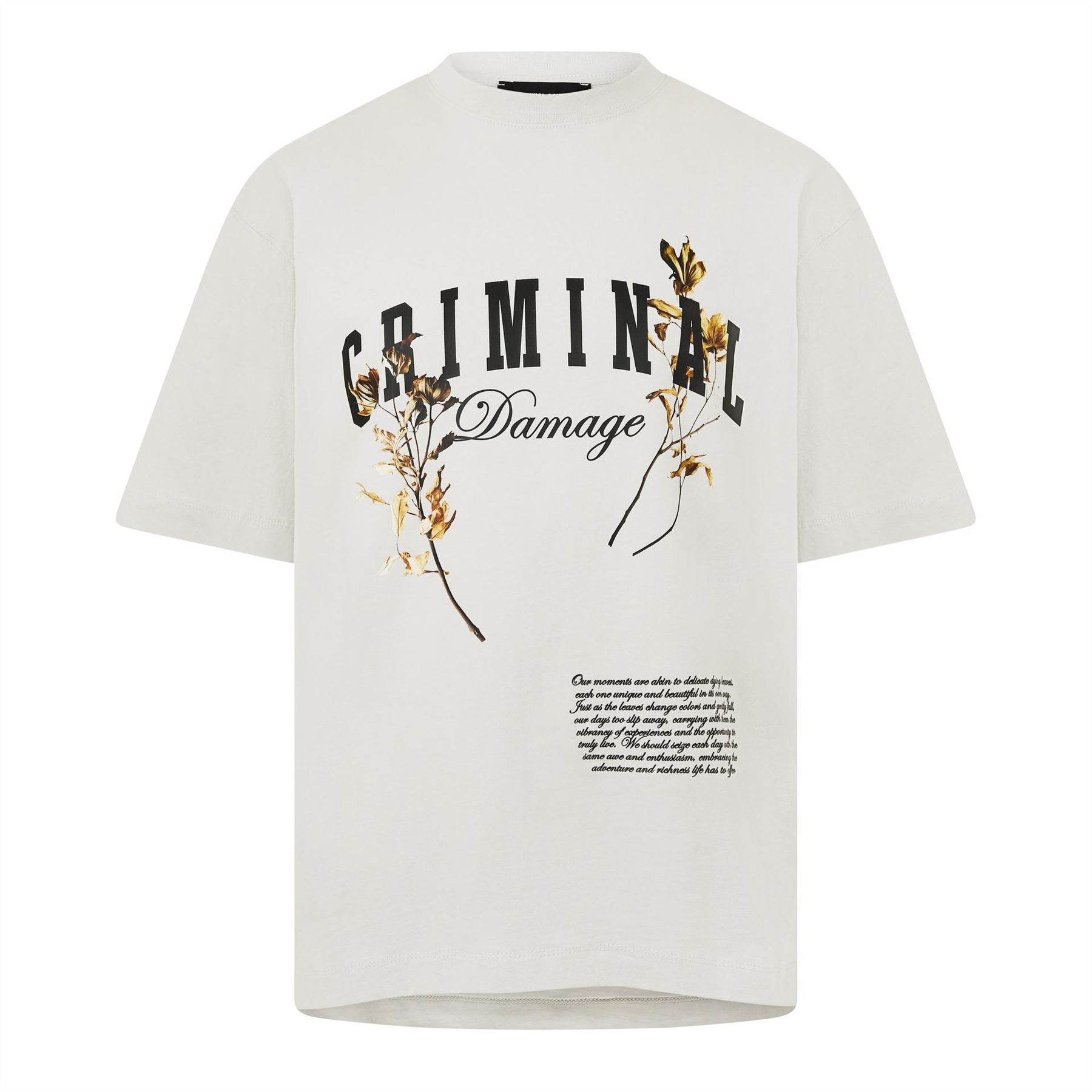 Criminal Damage Regular Fit Crew Neck T-Shirt