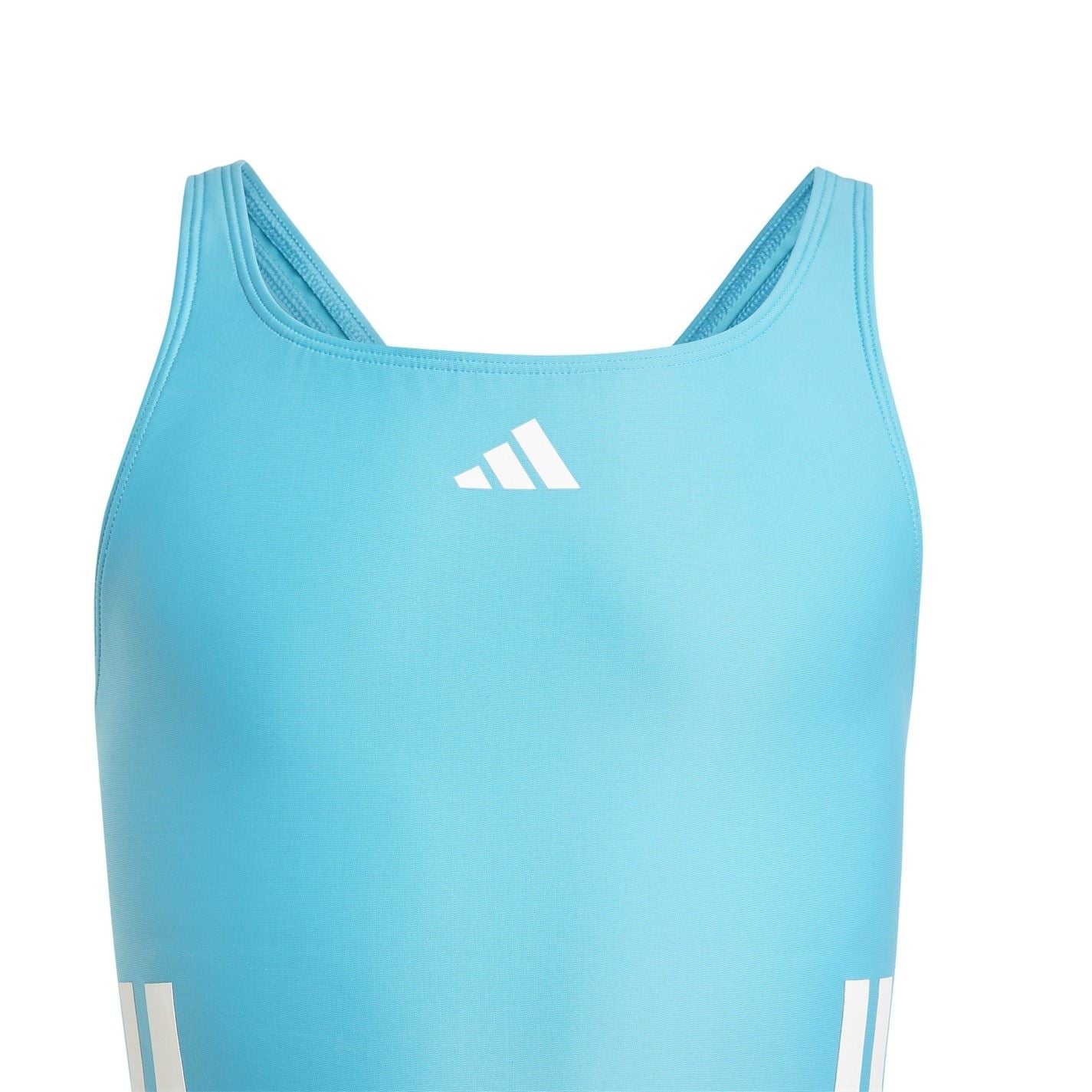 adidas Three Stripe Swimsuit Junior Girls