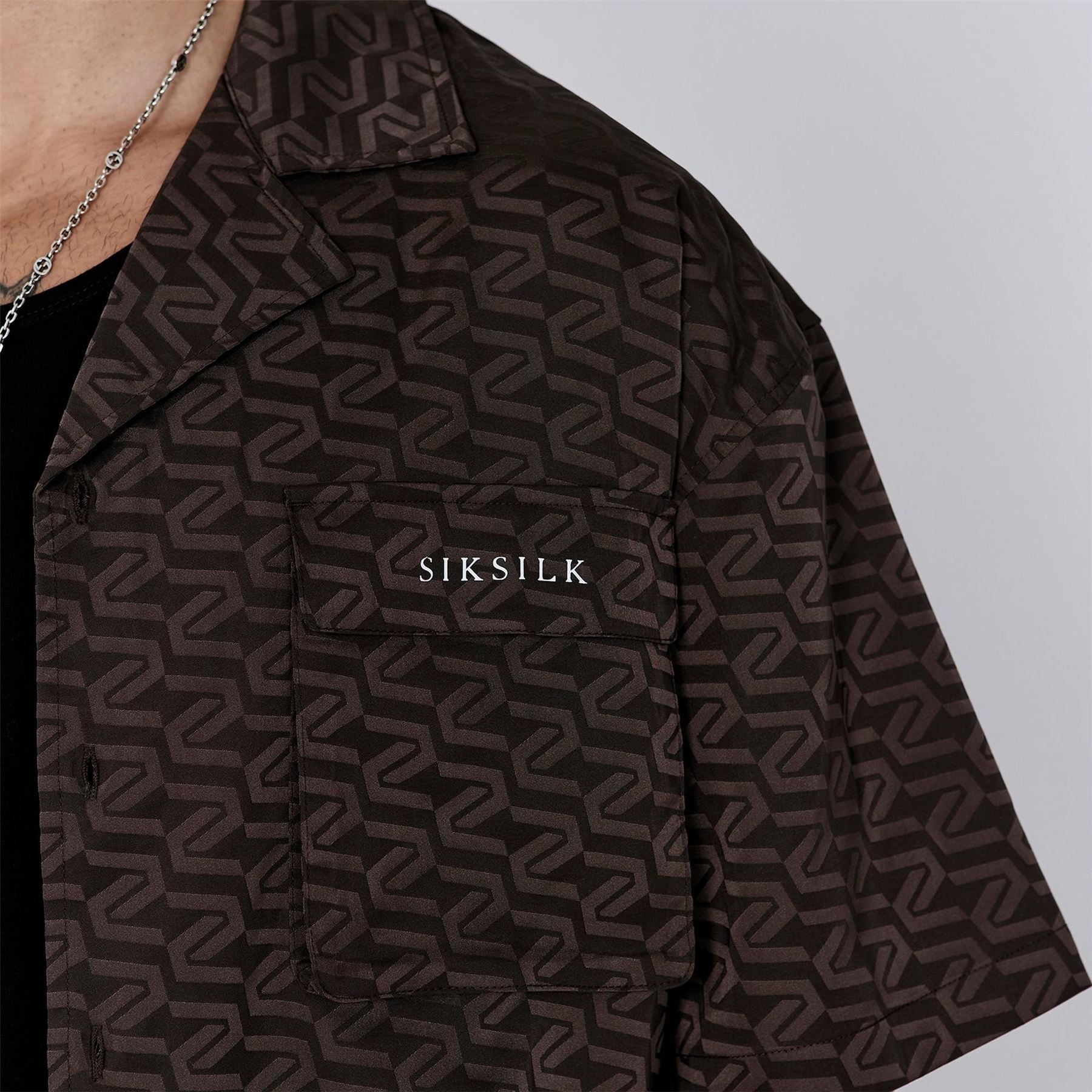 SikSilk Relaxed Fit Short Sleeve Shirt