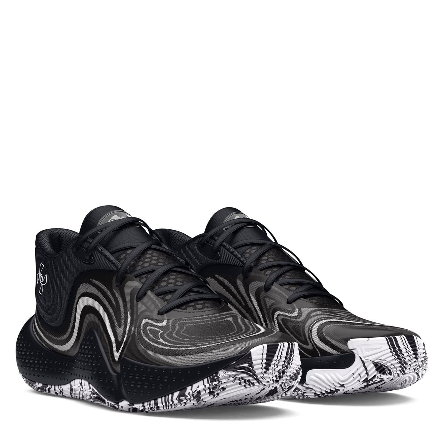 Under Armour UA Spawn 6 Mid Basketball Graphic Print Lace-Up Trainers