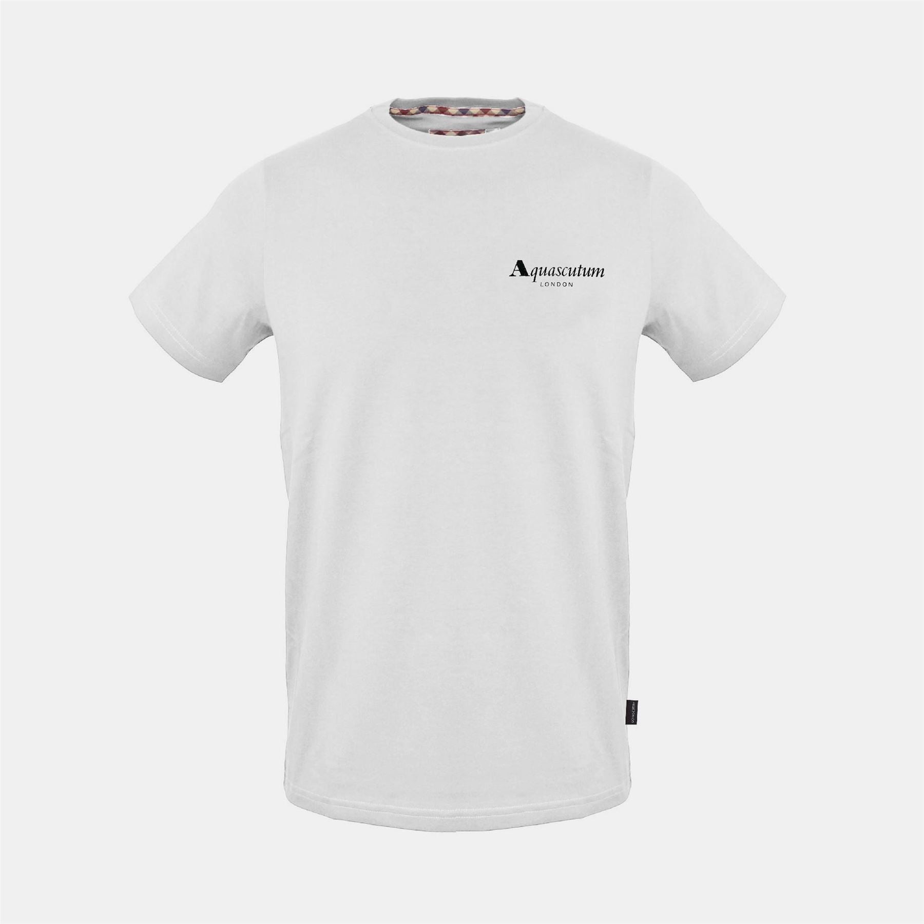 Aquascutum Wordmark Crew Neck Short Sleeve Regular Fit T-Shirt