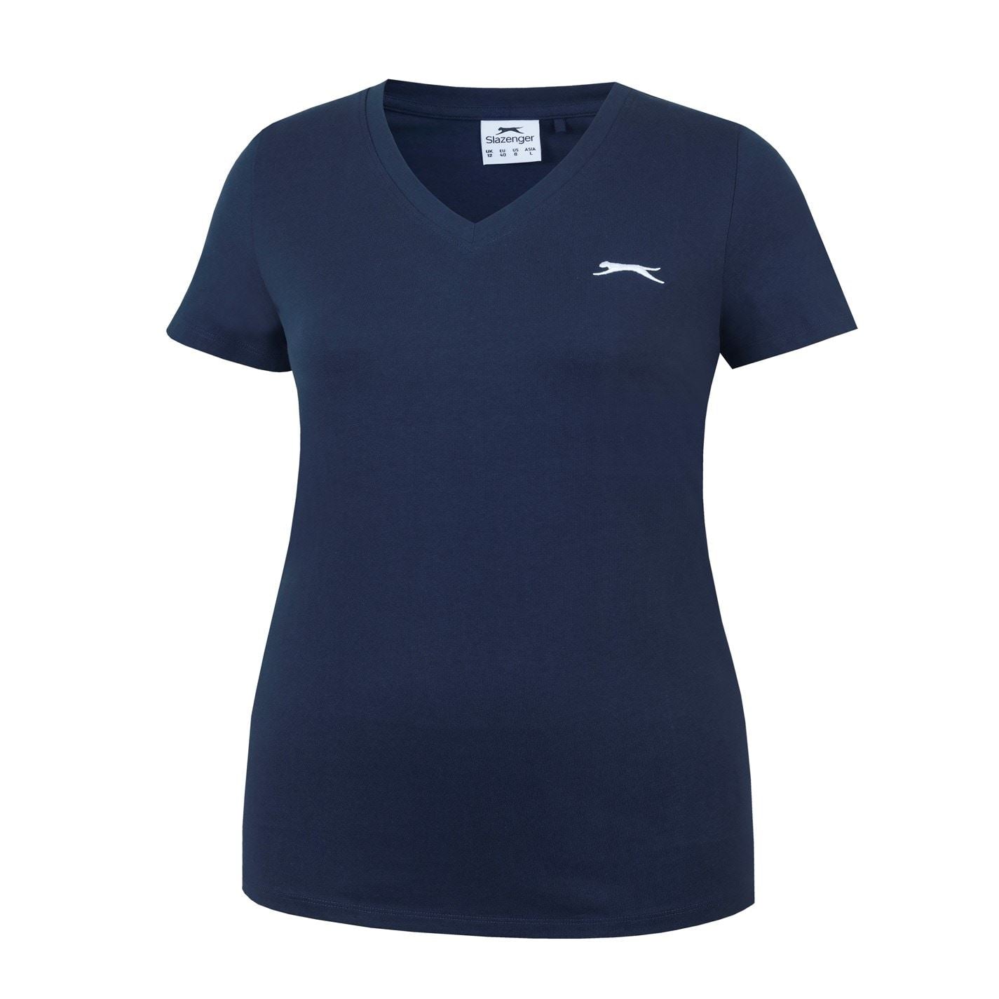 Slazenger Ladies V Neck Tee Shirt
