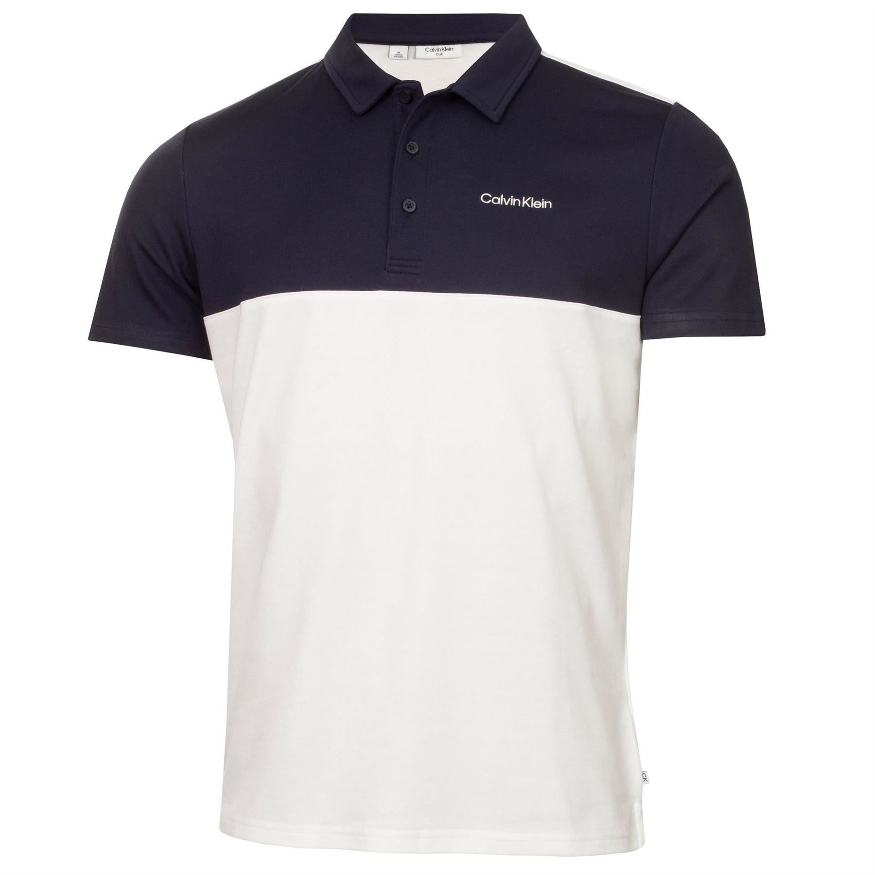Calvin Klein Golf Embroidered Collared Neck Short Sleeve Polo Shirt