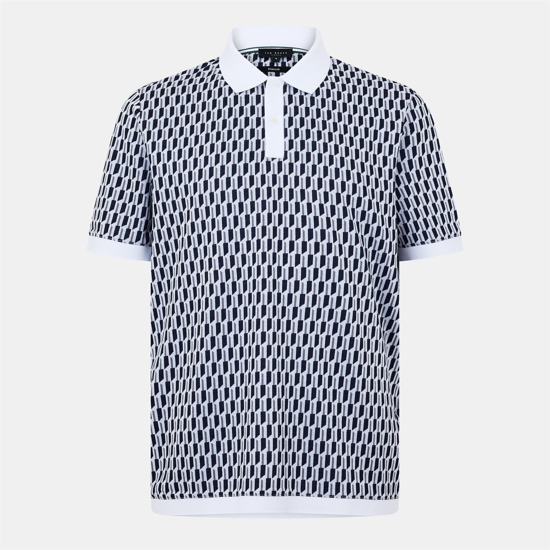 Ted Baker Geo Short Sleeve Polo Shirt