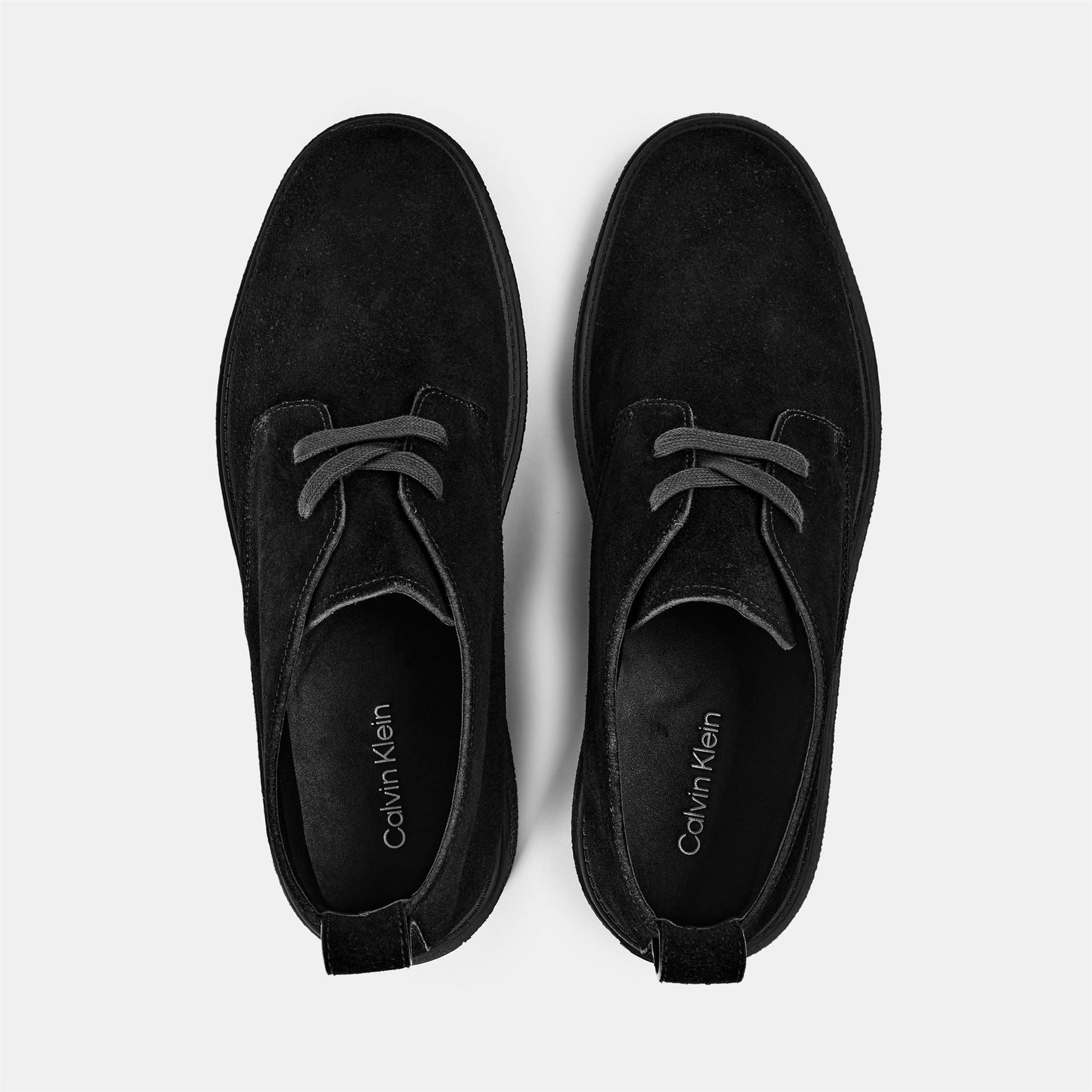 Calvin Klein Suede Desert Lace-Up Low Top Sneakers
