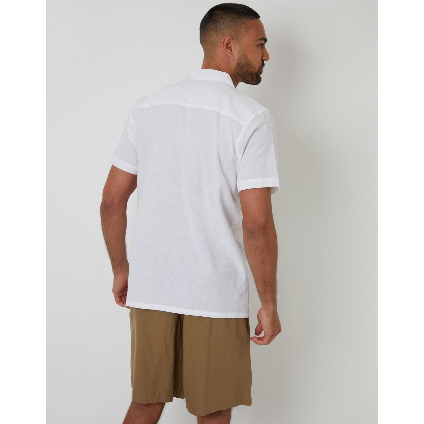 Threadbare Avalwood Embroidered Short Sleeve Shirt
