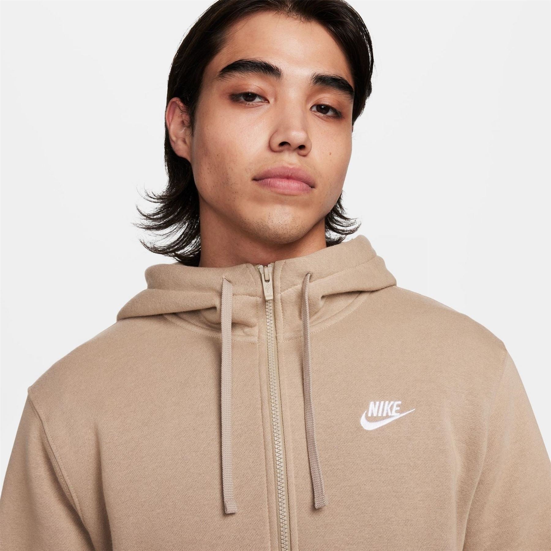 Nike Mens Sportswear Club Fleece Full Zip Hoodie