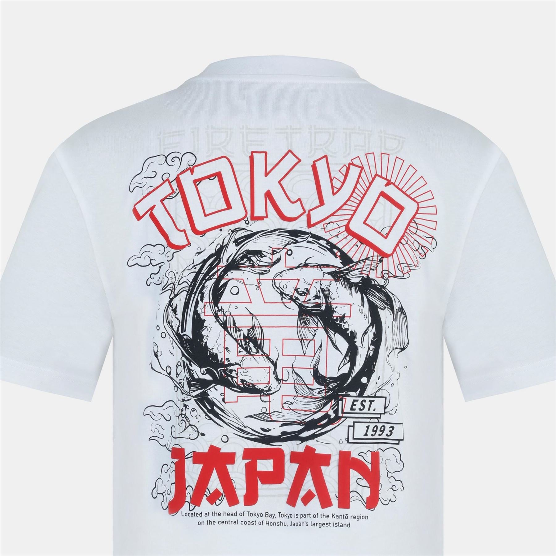 Firetrap Tokyo Oversize Fit Lettering T-Shirt