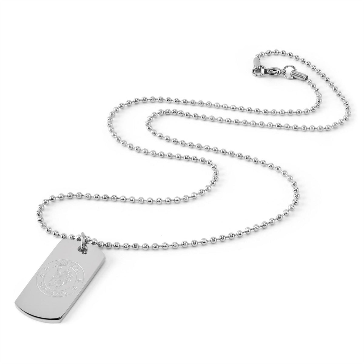 Team Officially Licensed Stainless Steel Dog Tag And Ball Chain