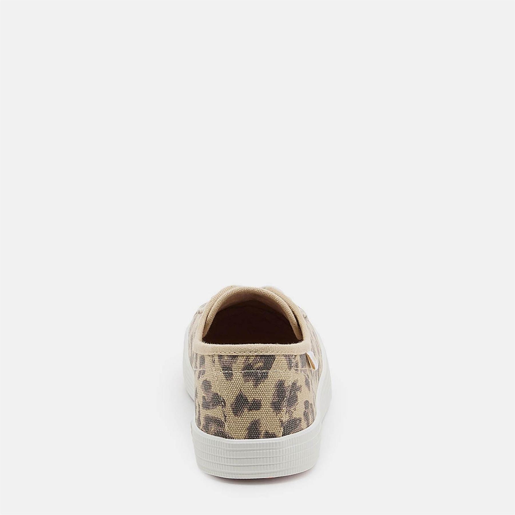 Rocket Dog Chow Chow Sum Ld99 Leopard Lace Up Canvas Low Top Sneakers