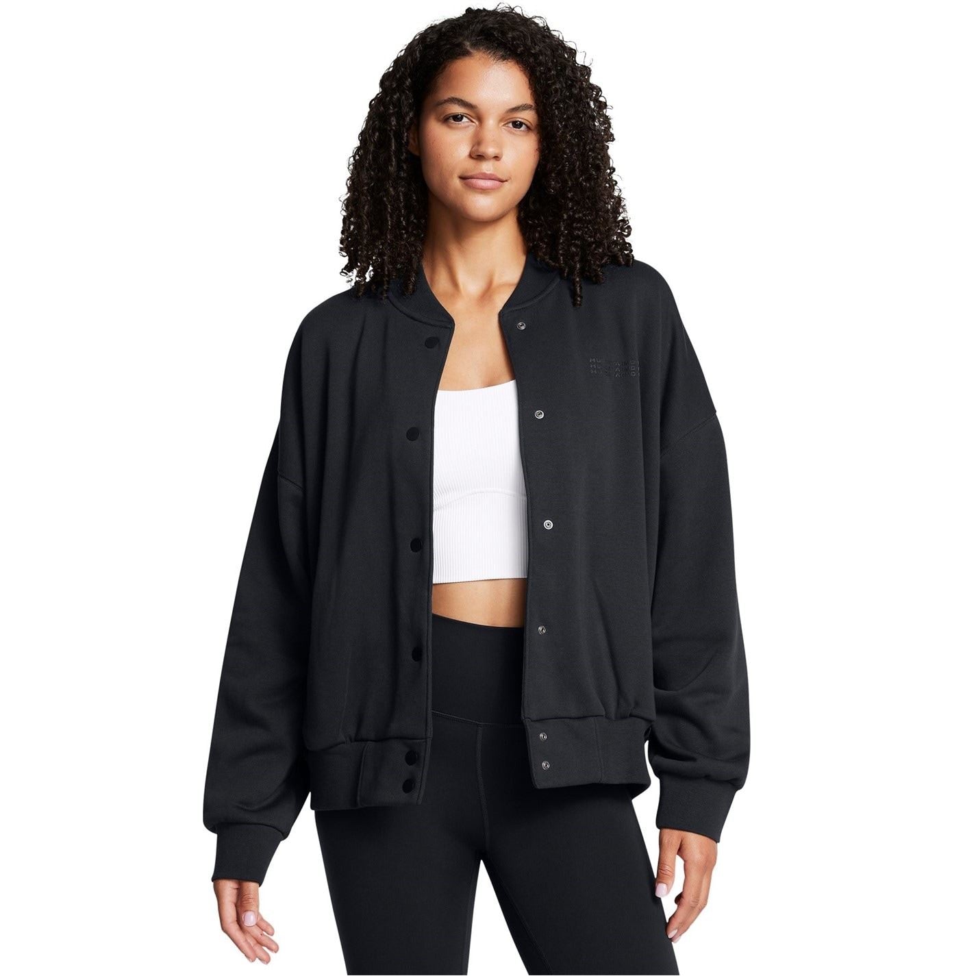 Under Armour Fleece Varsity Bomber Jacket