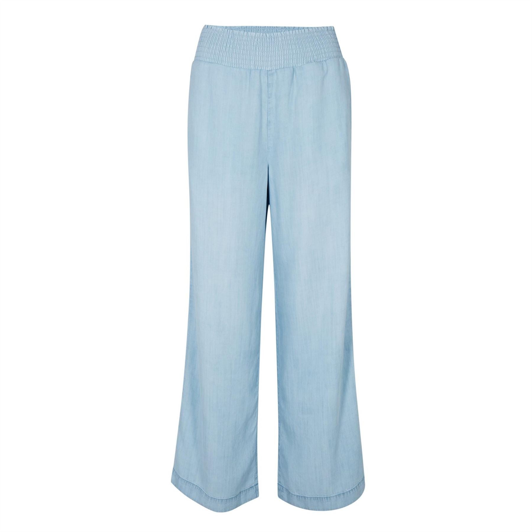 Bella Dahl Smock Waist Wide Leg Trousers