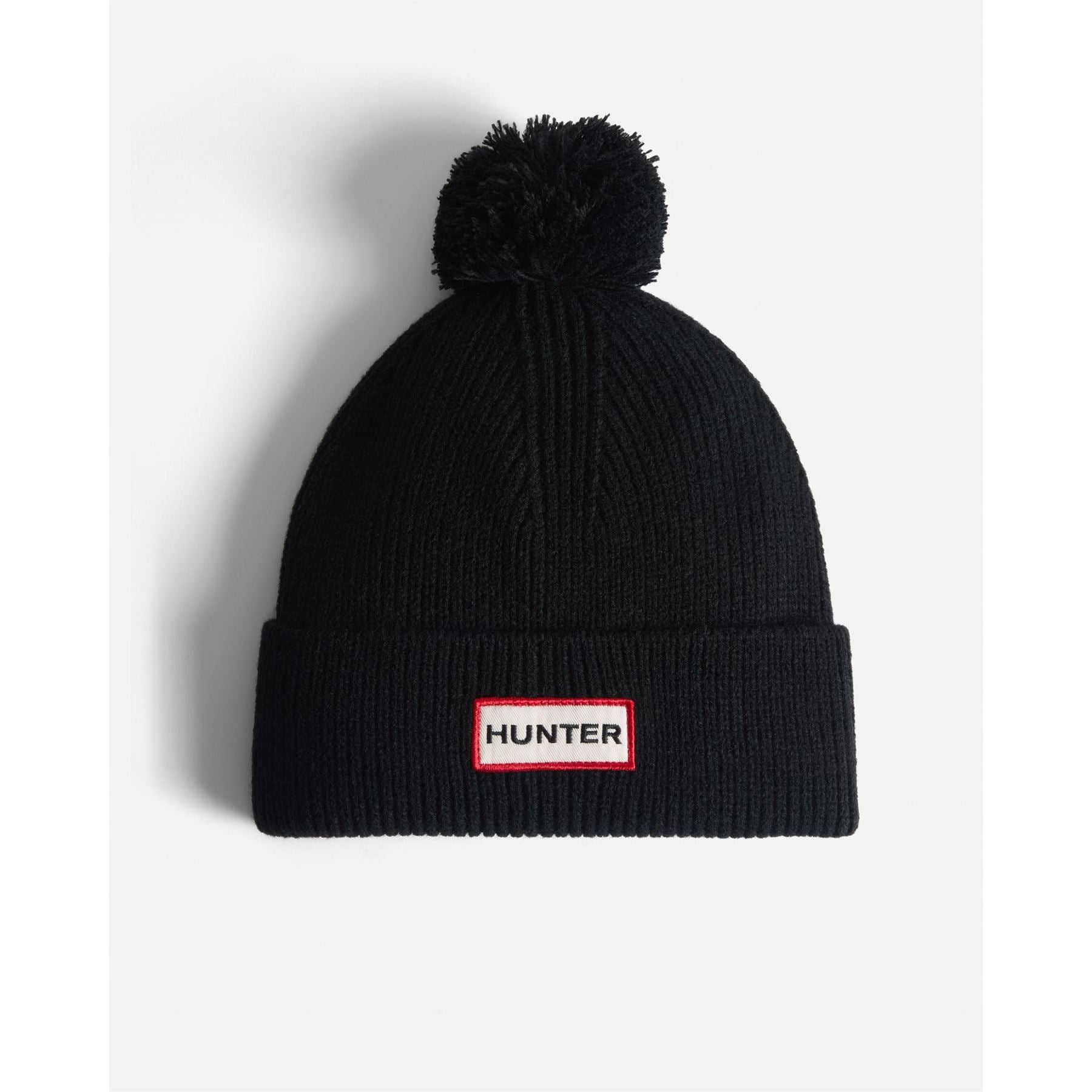 Hunter Rib Pom Bobble Hat