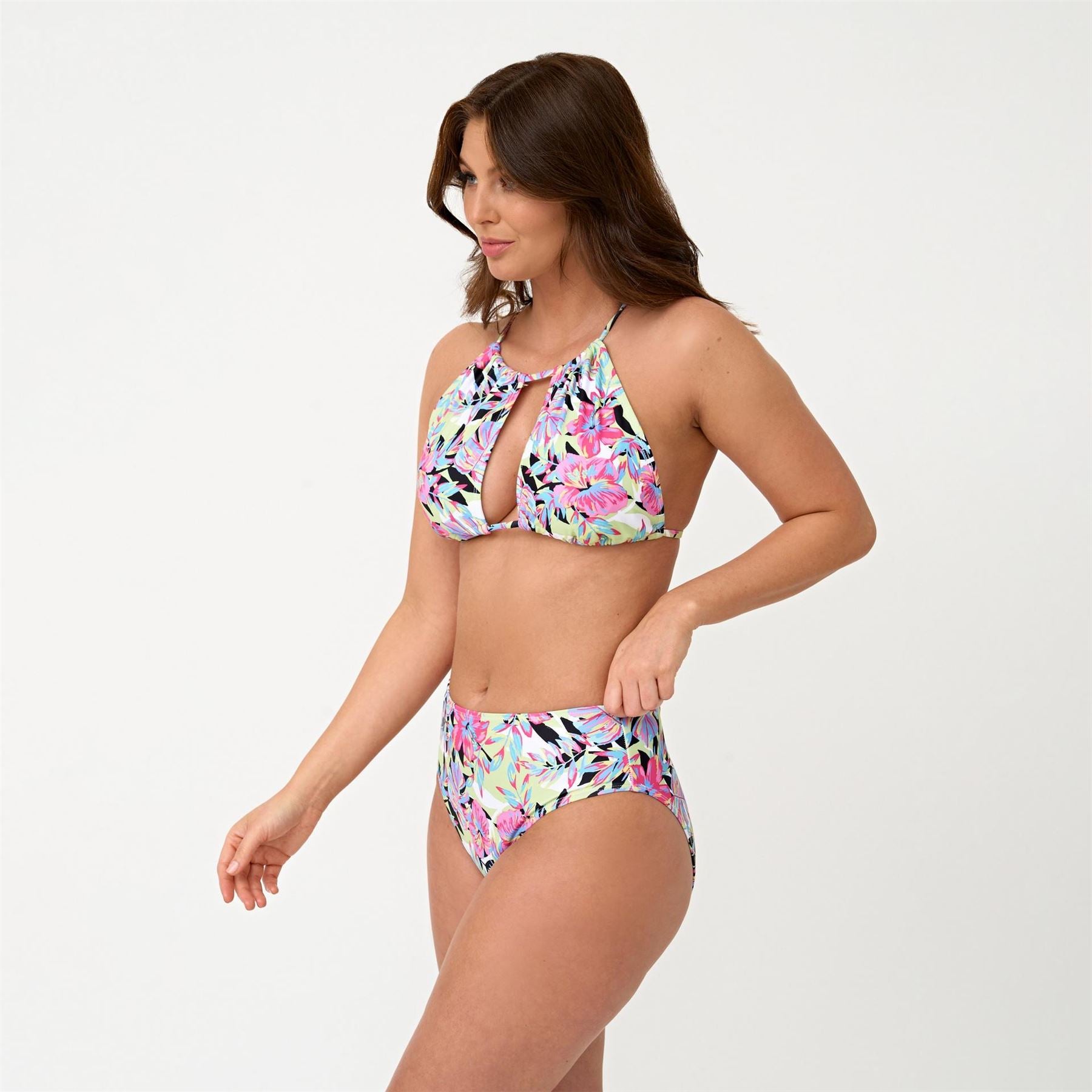 Be You High Neck Triangle Bikinis