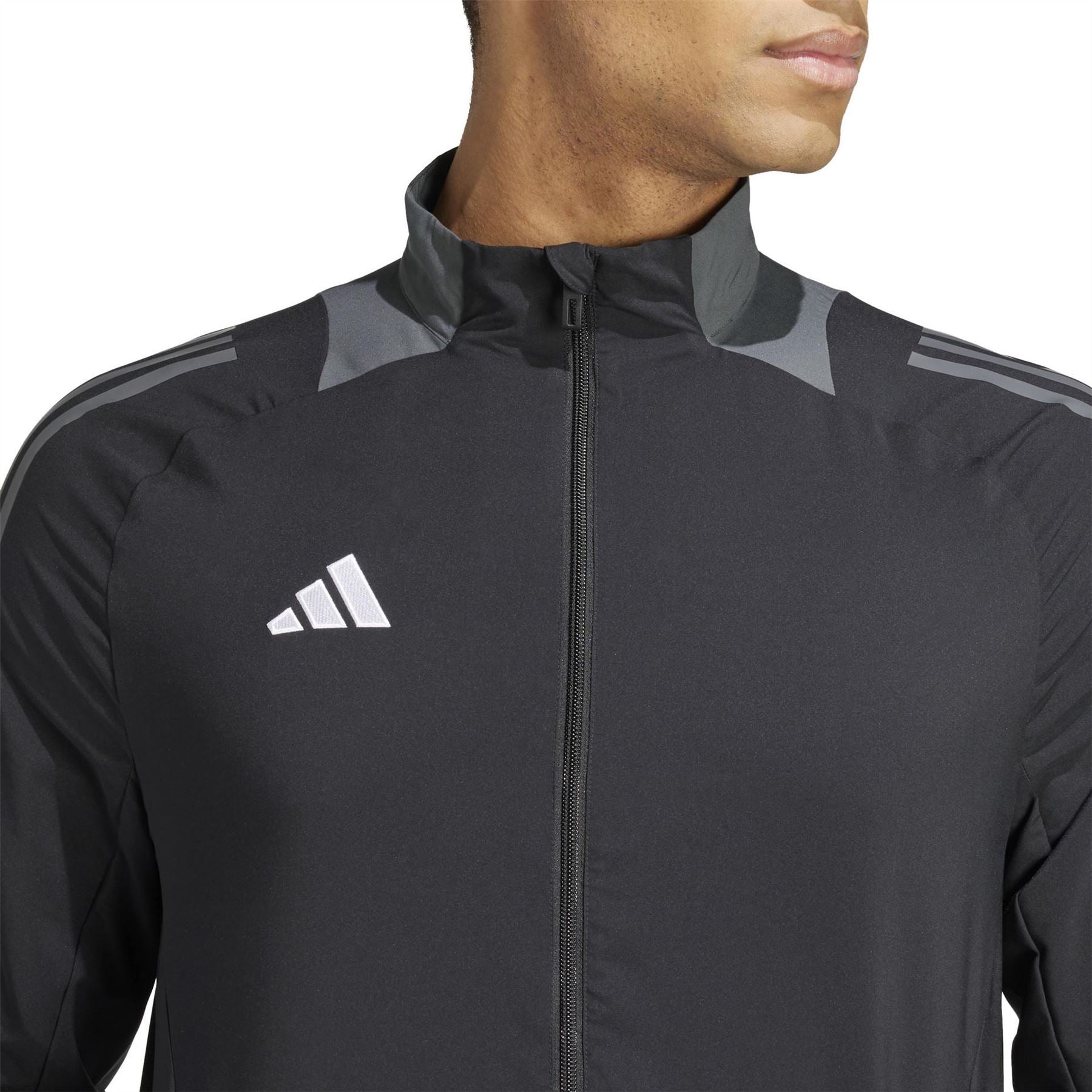 adidas Tiro 19 Funnel Neck Raglan Sleeve Athletic Top