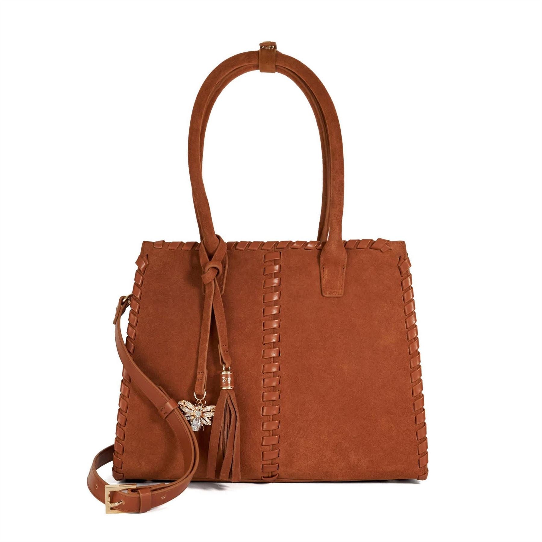 Dune London Darlingtons Trapezoid Shape Tote with Charm