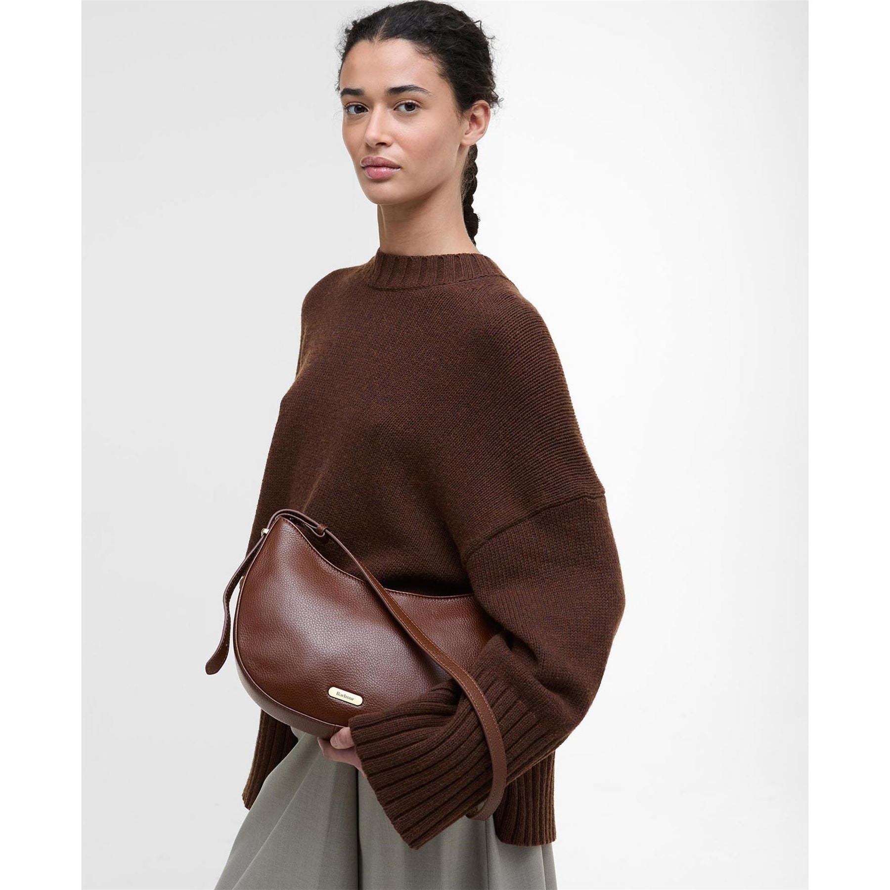 Barbour Leather Sling Bag