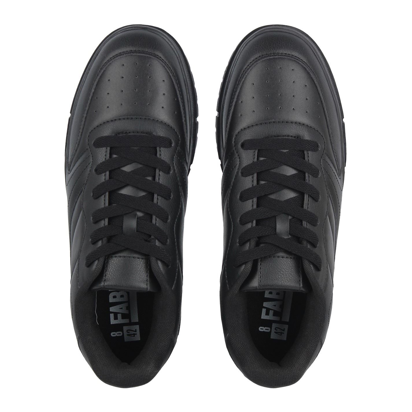 Fabric Round Toe Flat Heel Trainers