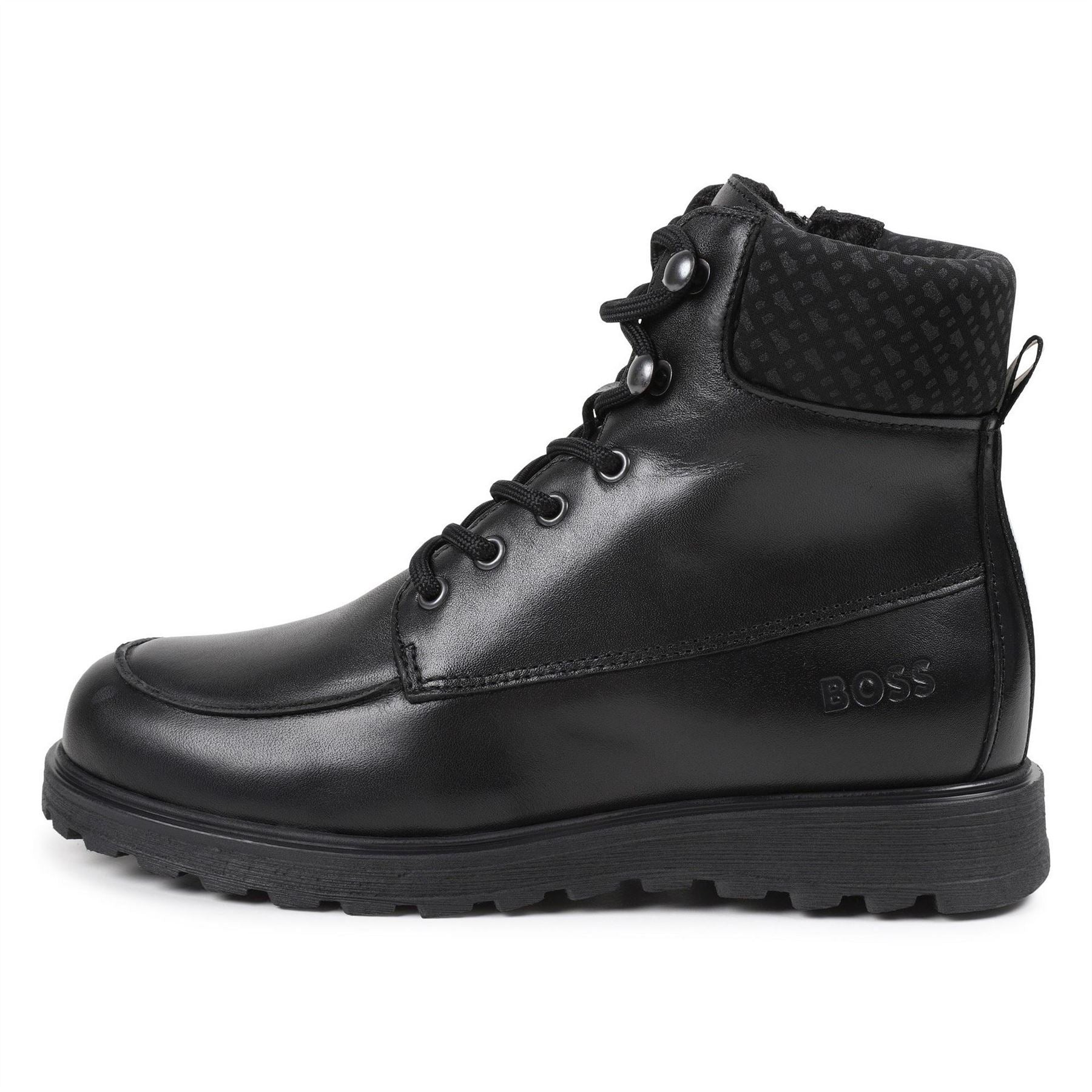 Boss Logo Biker Boot