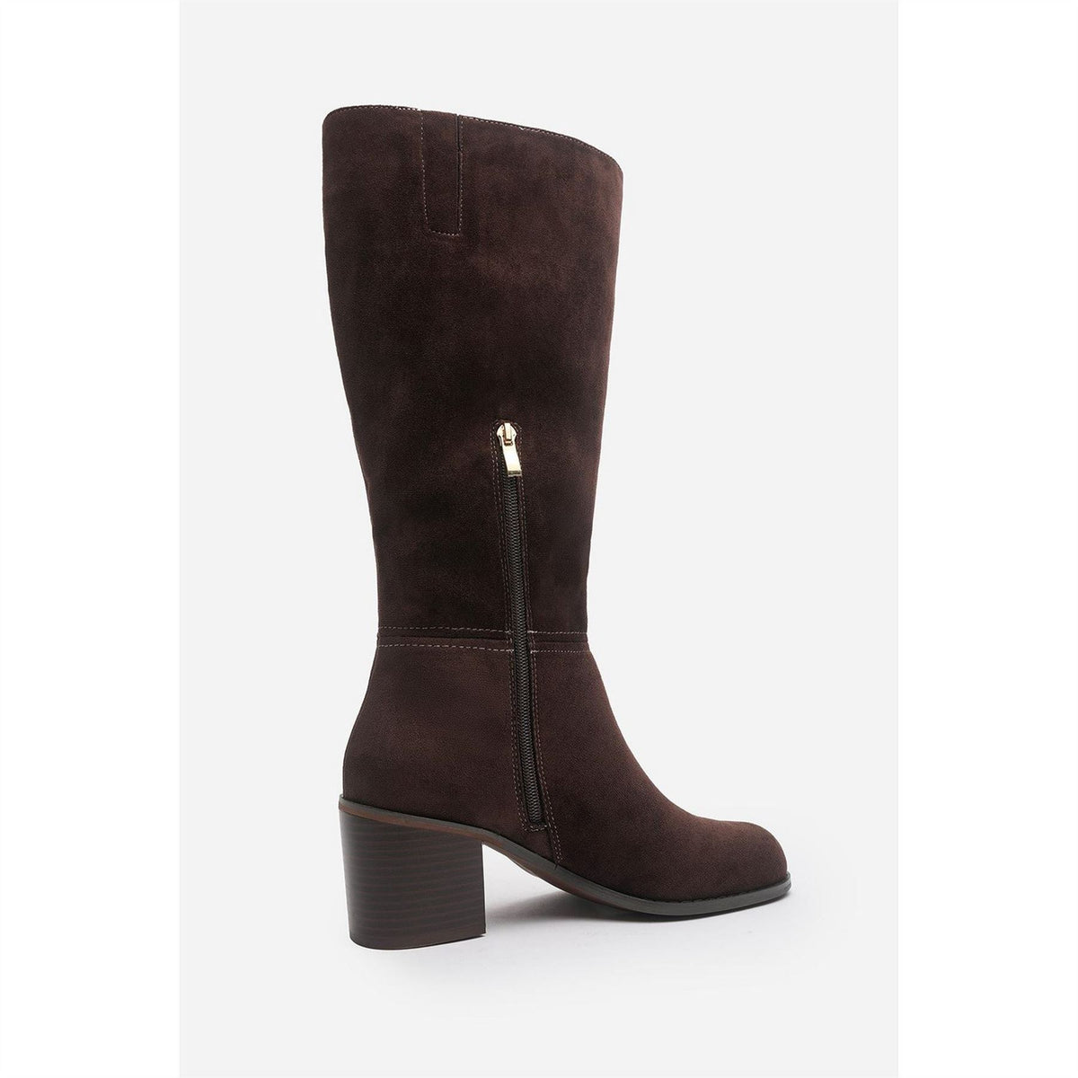 Wheres That From Knee High Block Heel Boot